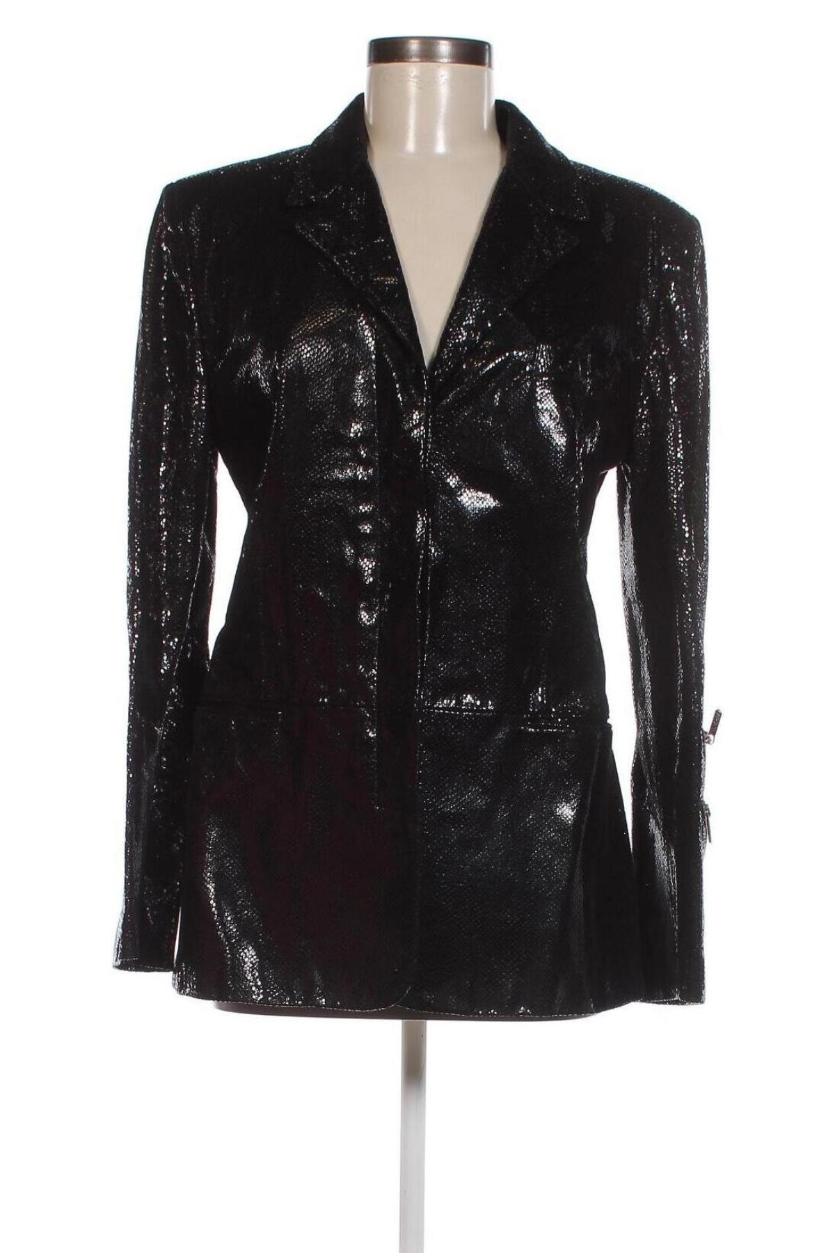 Dámska kožená bunda  Versace Jeans, Veľkosť L, Farba Čierna, Cena  219,95 €