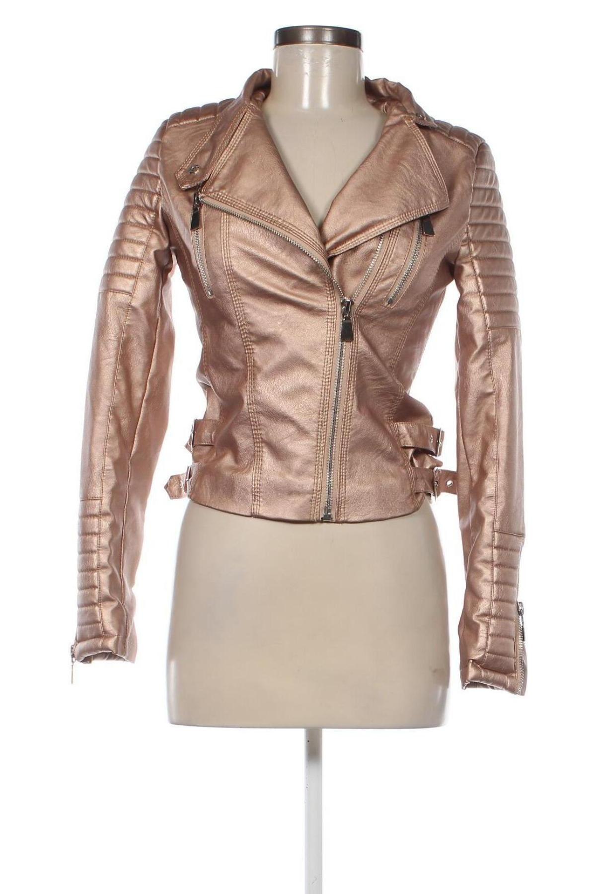 Dámska kožená bunda  Voyelles, Veľkosť M, Farba Ružová, Cena  34,15 €