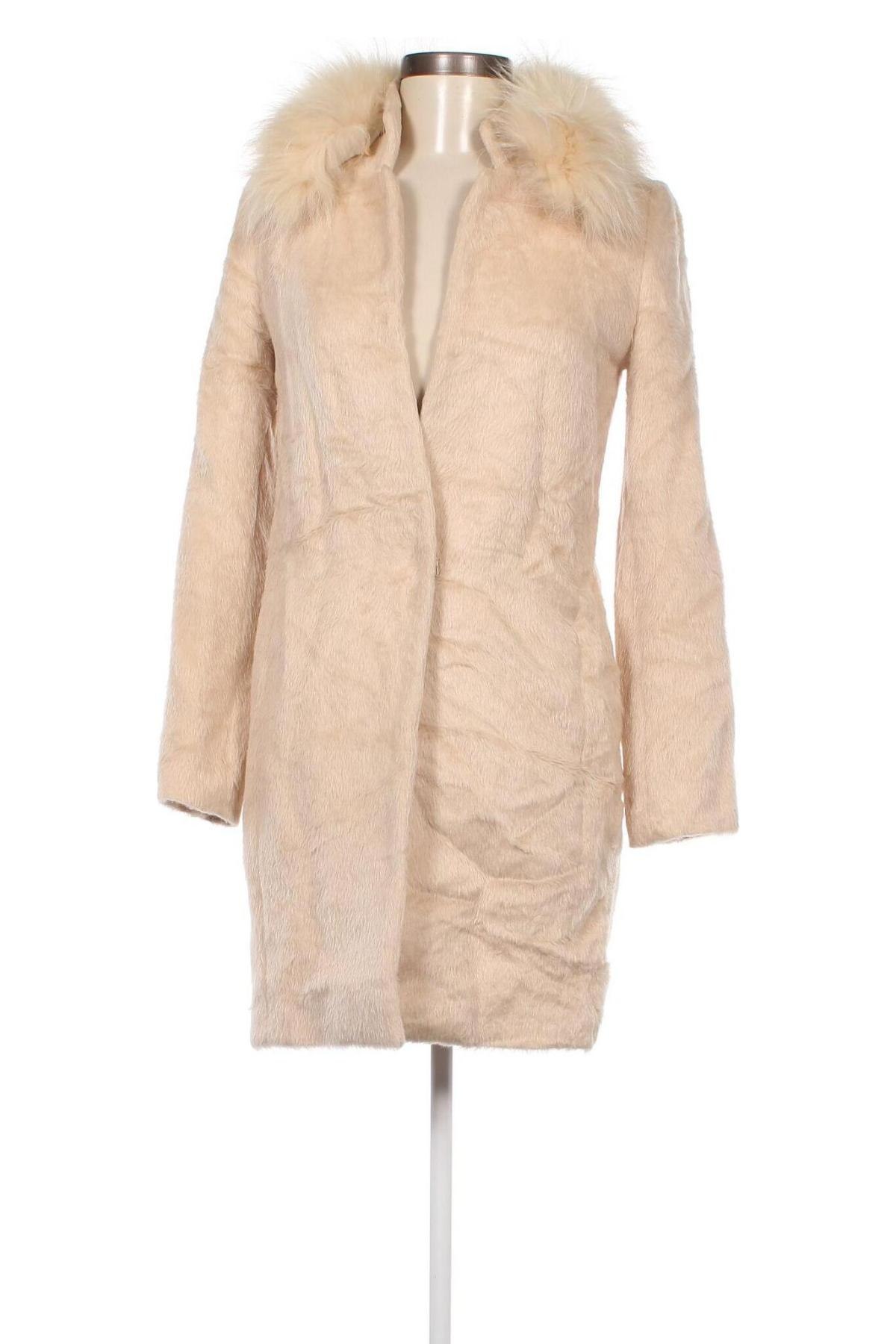 Γυναικείο παλτό, Μέγεθος M, Χρώμα Εκρού, Τιμή 66,19 €