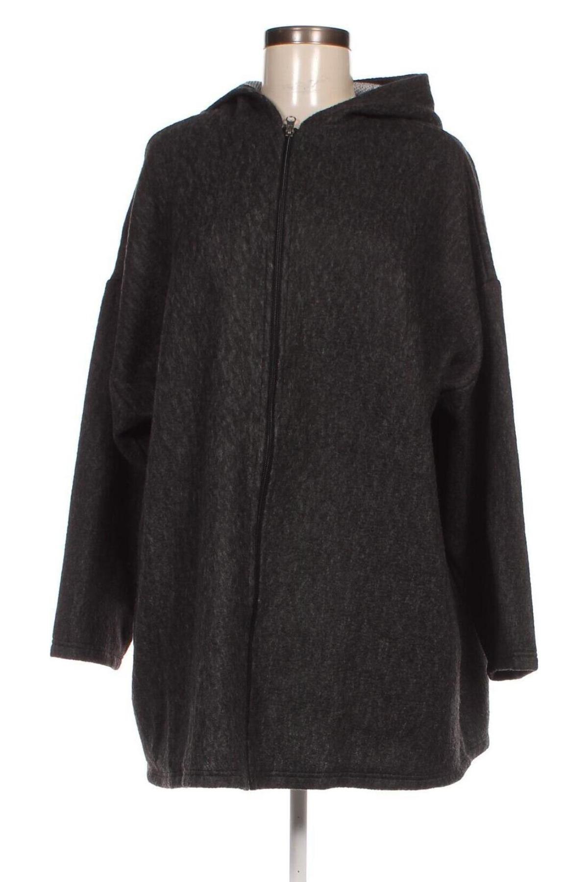 Дамско палто, Размер L, Цвят Сив, Цена 11,52 лв.