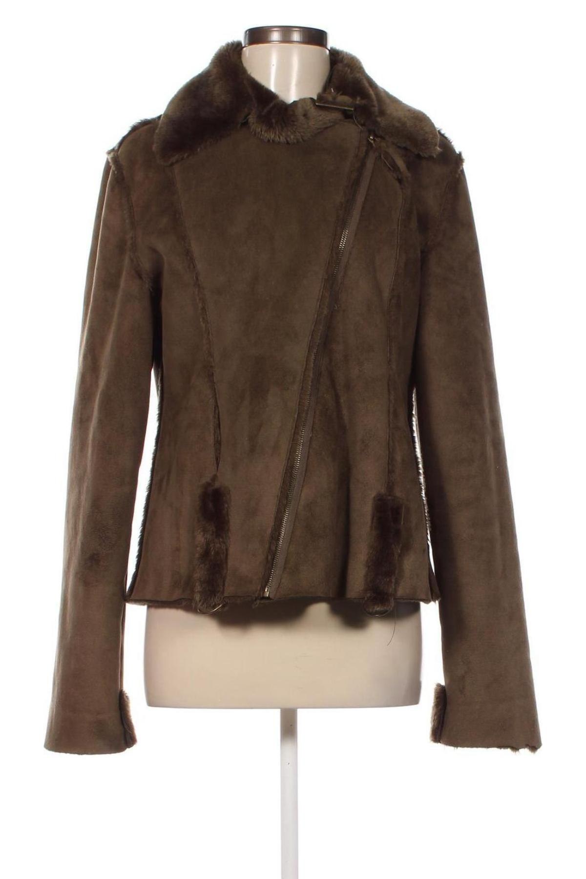 Дамско палто, Размер XXL, Цвят Зелен, Цена 37,45 лв.