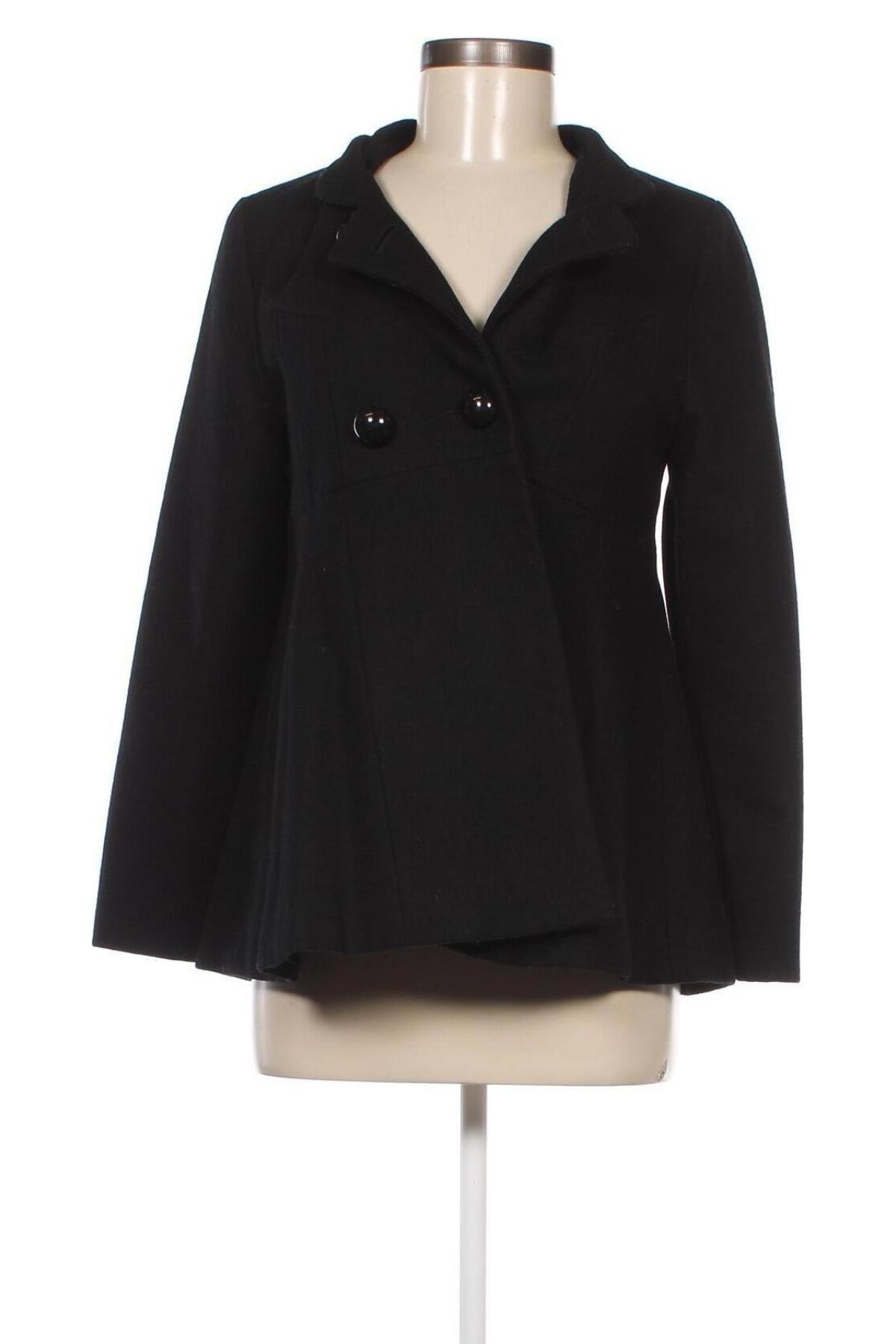 Дамско палто, Размер XS, Цвят Черен, Цена 23,00 лв.