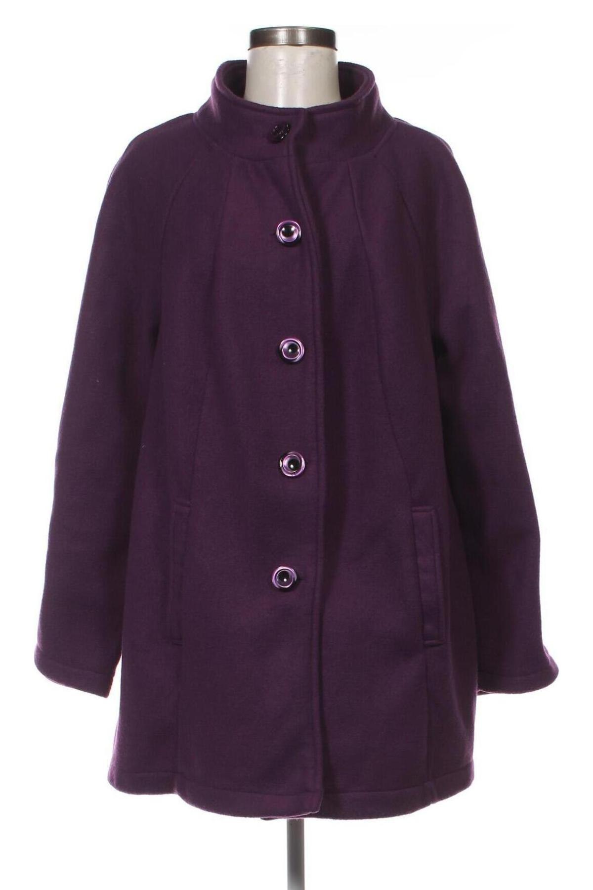 Дамско палто, Размер XL, Цвят Лилав, Цена 20,00 лв.