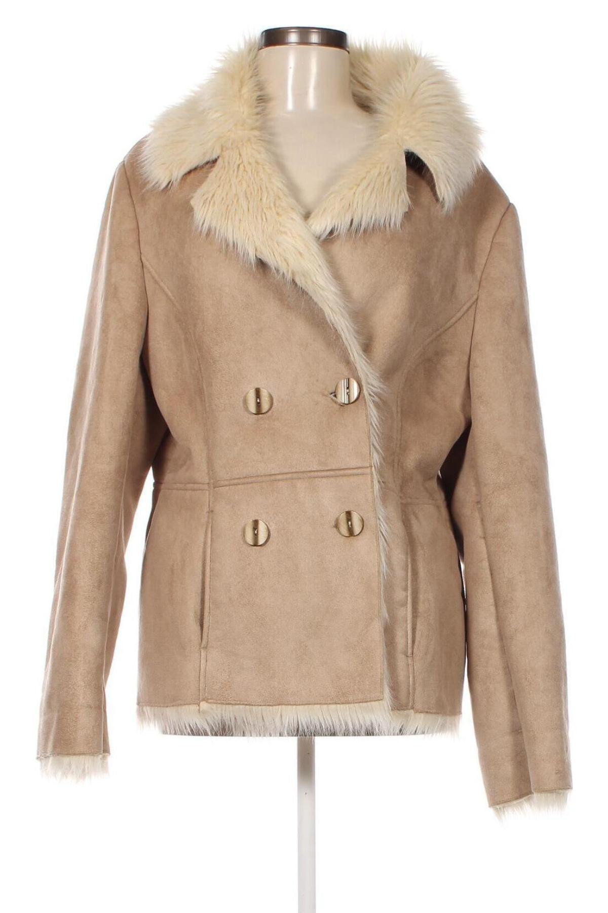 Дамско палто George, Размер M, Цвят Бежов, Цена 70,63 лв.