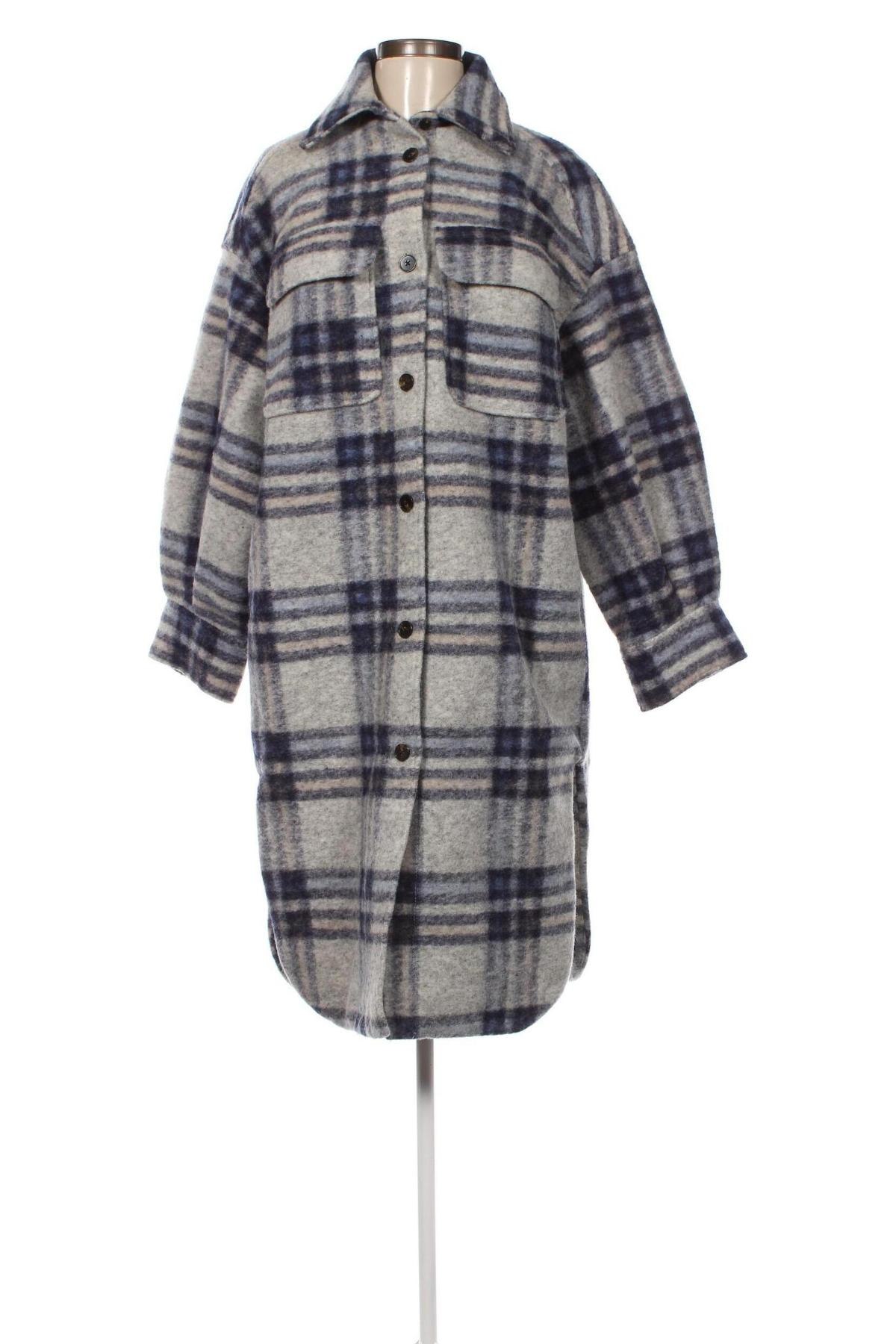 Дамско палто H&M, Размер S, Цвят Многоцветен, Цена 19,26 лв.