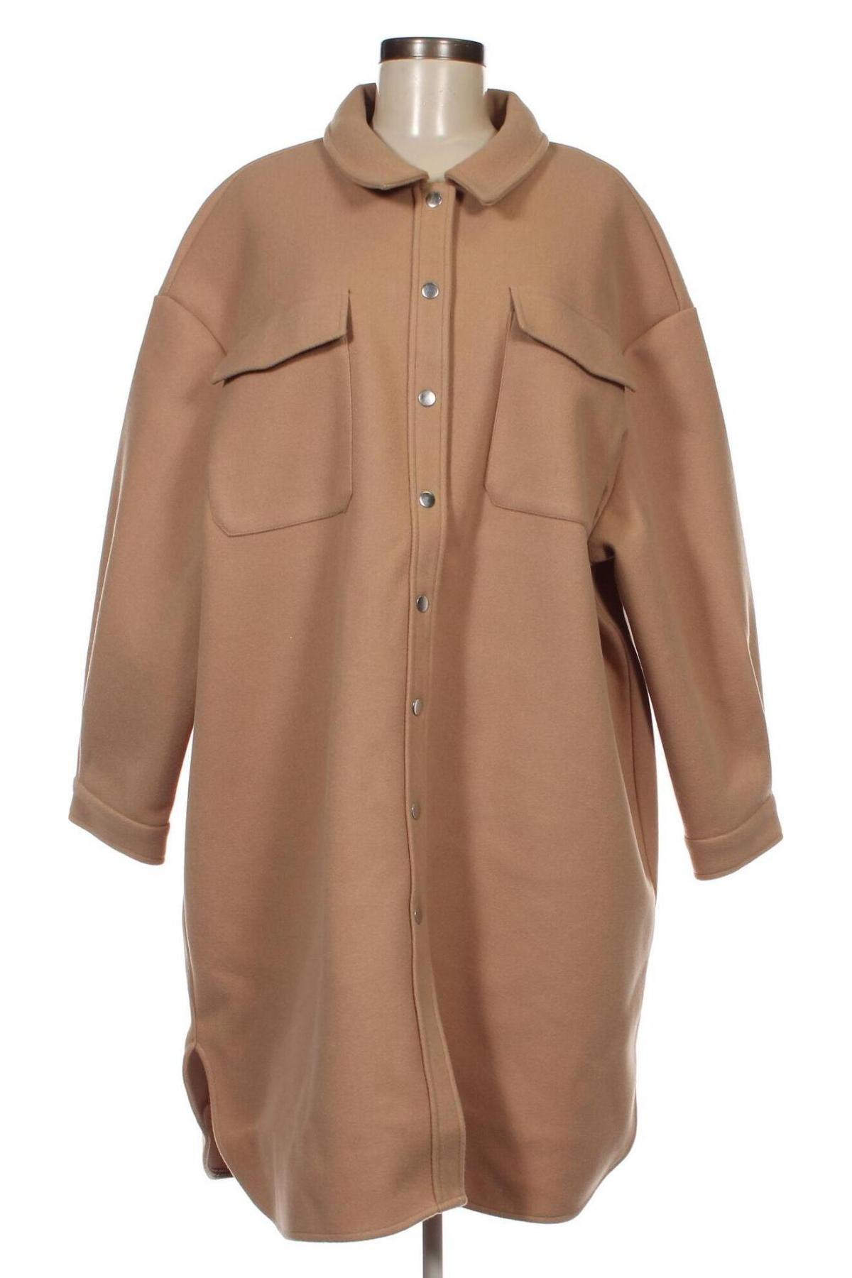 Дамско палто ONLY, Размер 3XL, Цвят Бежов, Цена 37,05 лв.