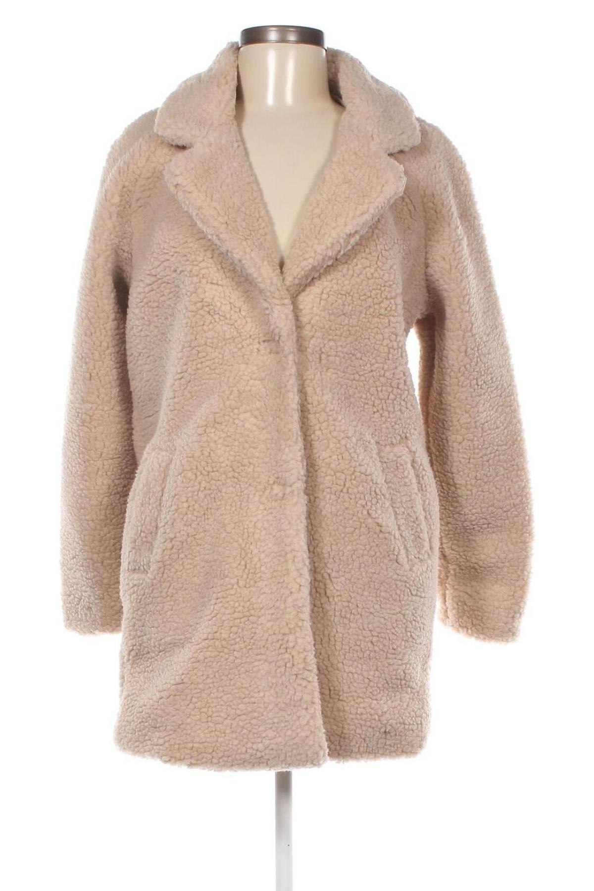 Дамско палто ONLY, Размер XXS, Цвят Бежов, Цена 26,16 лв.