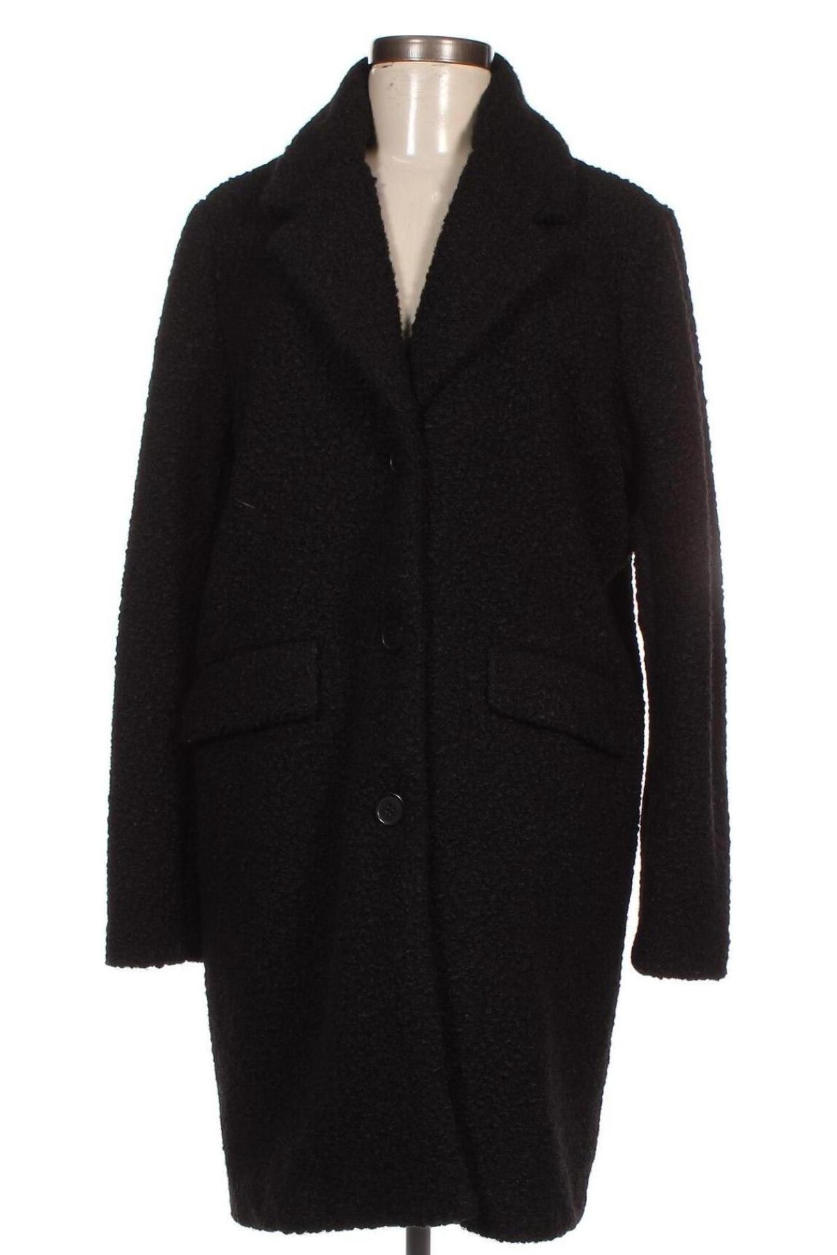 Дамско палто Oviesse, Размер L, Цвят Черен, Цена 31,03 лв.