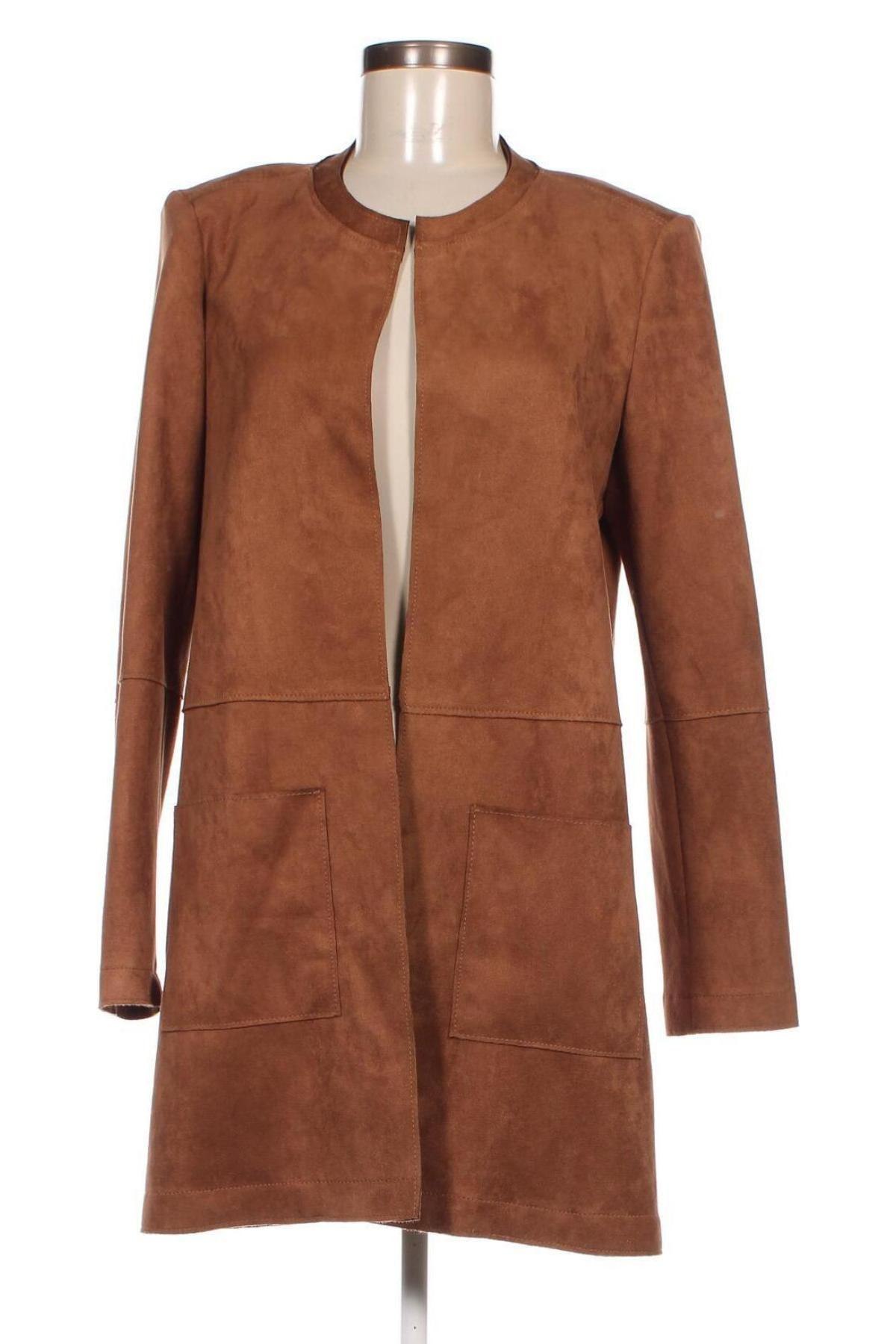 Дамско палто Sa. Hara, Размер M, Цвят Кафяв, Цена 13,44 лв.
