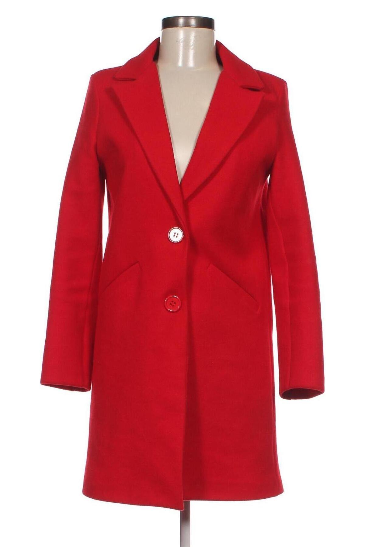 Dámský kabát  Styled In Italy, Velikost M, Barva Červená, Cena  632,00 Kč