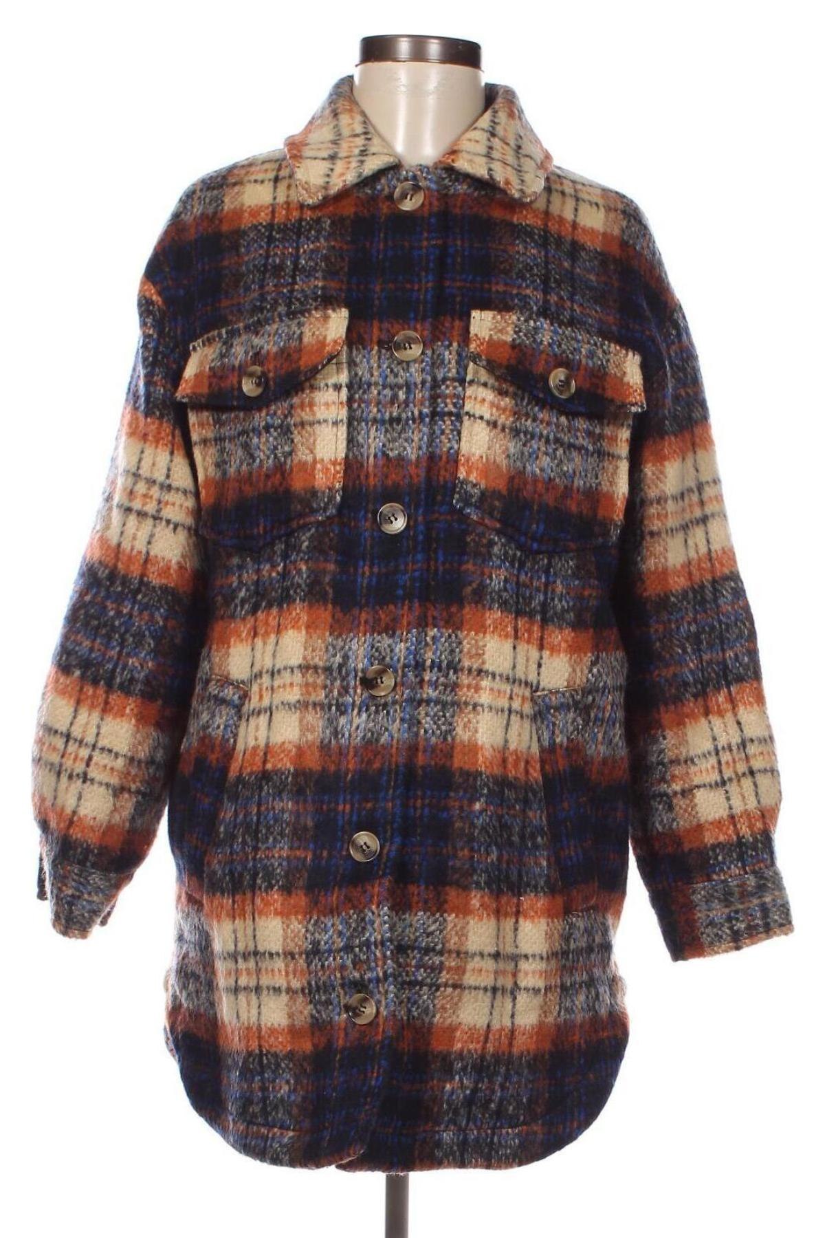 Дамско палто Topshop, Размер XS, Цвят Многоцветен, Цена 28,98 лв.