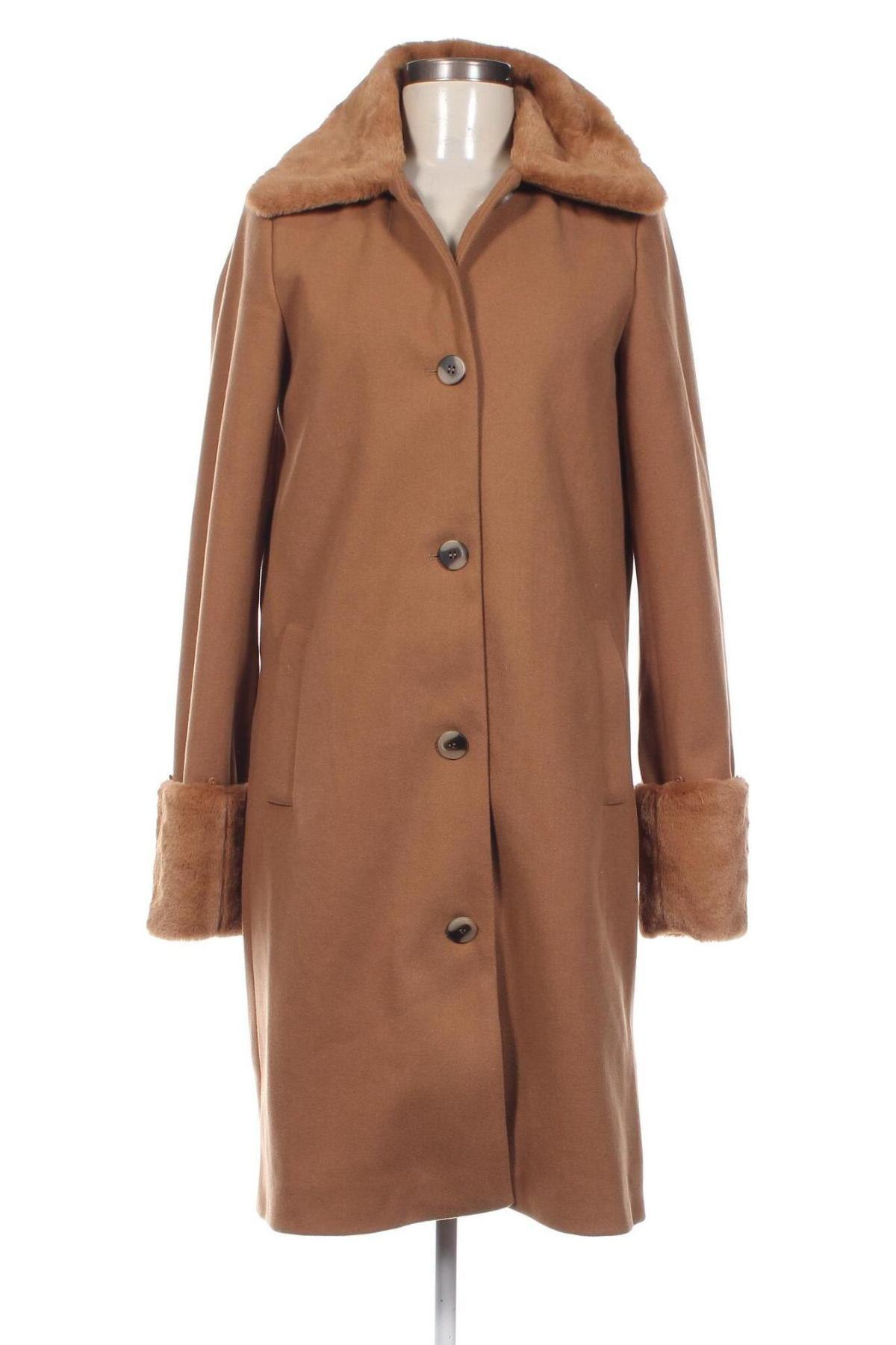Palton de femei VILA, Mărime S, Culoare Maro, Preț 96,81 Lei
