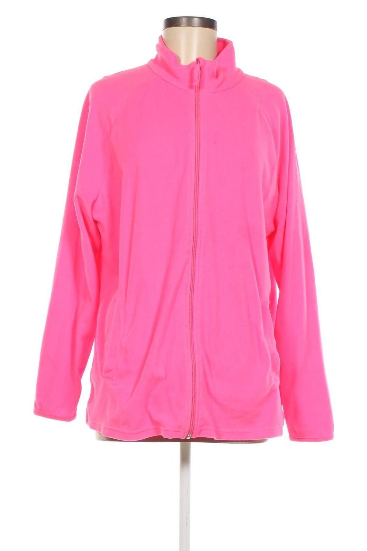 Γυναικεία ζακέτα fleece Janina, Μέγεθος XXL, Χρώμα Ρόζ , Τιμή 24,12 €