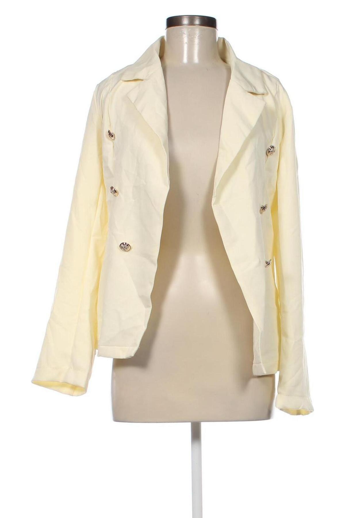 Γυναικείο σακάκι, Μέγεθος XL, Χρώμα Κίτρινο, Τιμή 4,36 €