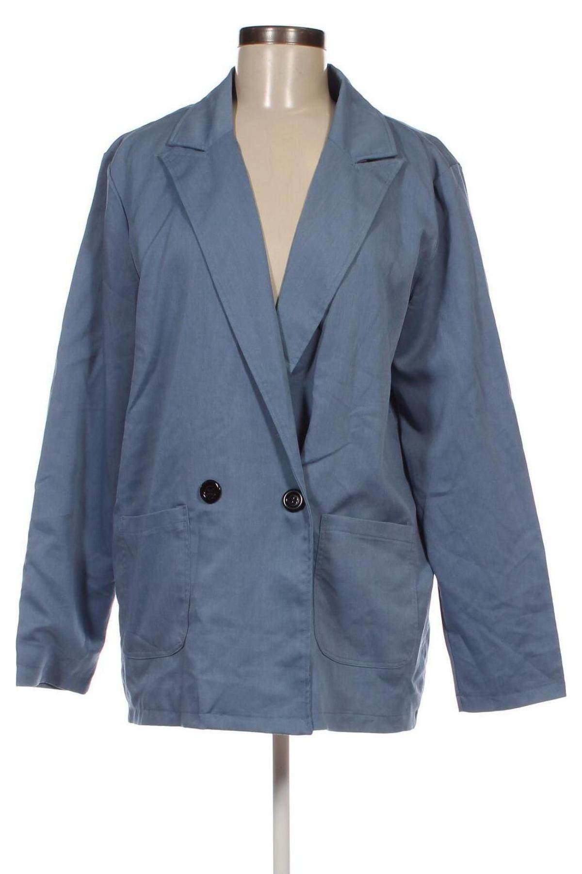 Γυναικείο σακάκι, Μέγεθος 3XL, Χρώμα Μπλέ, Τιμή 12,25 €