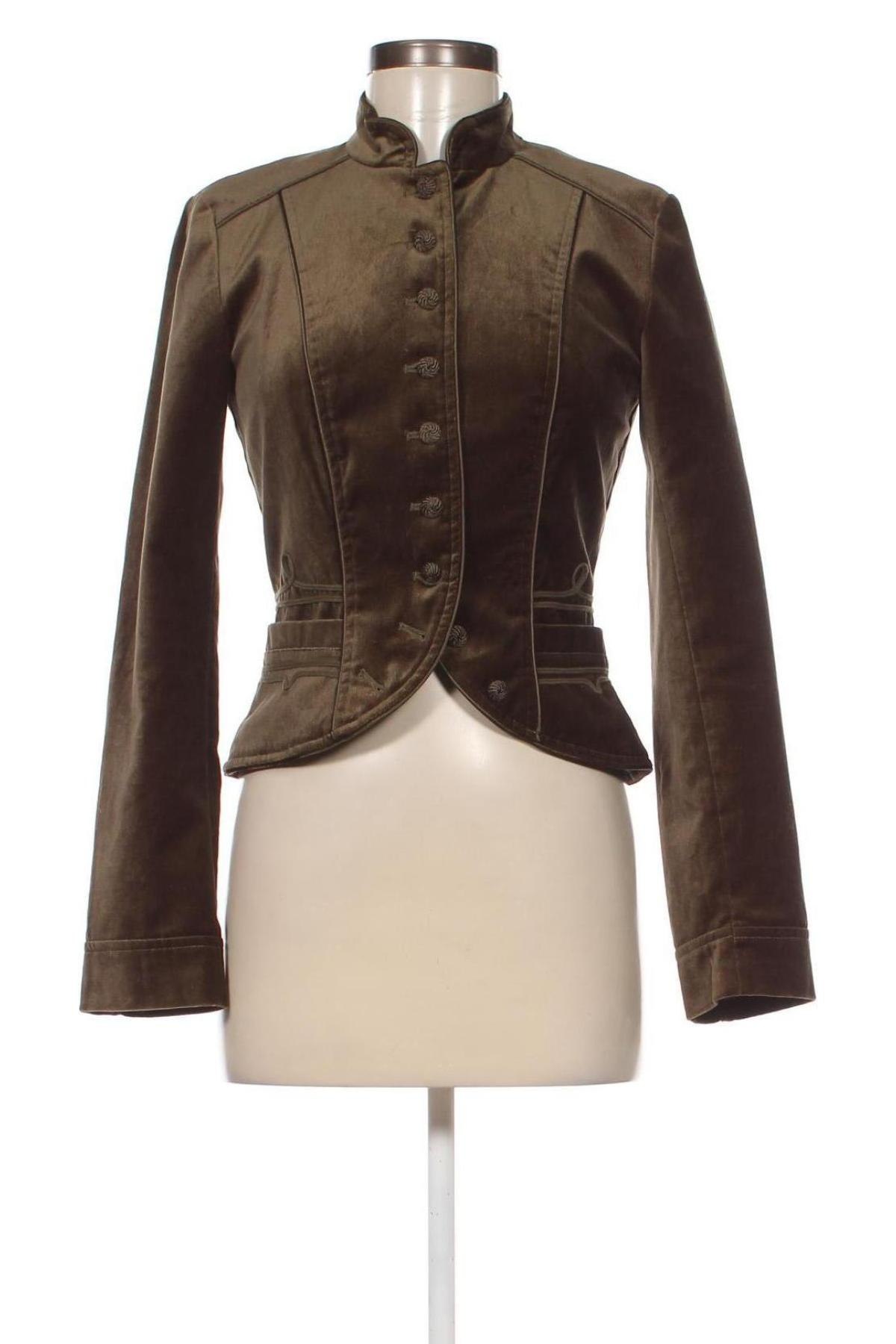Γυναικείο σακάκι H&M, Μέγεθος XS, Χρώμα Πράσινο, Τιμή 22,47 €