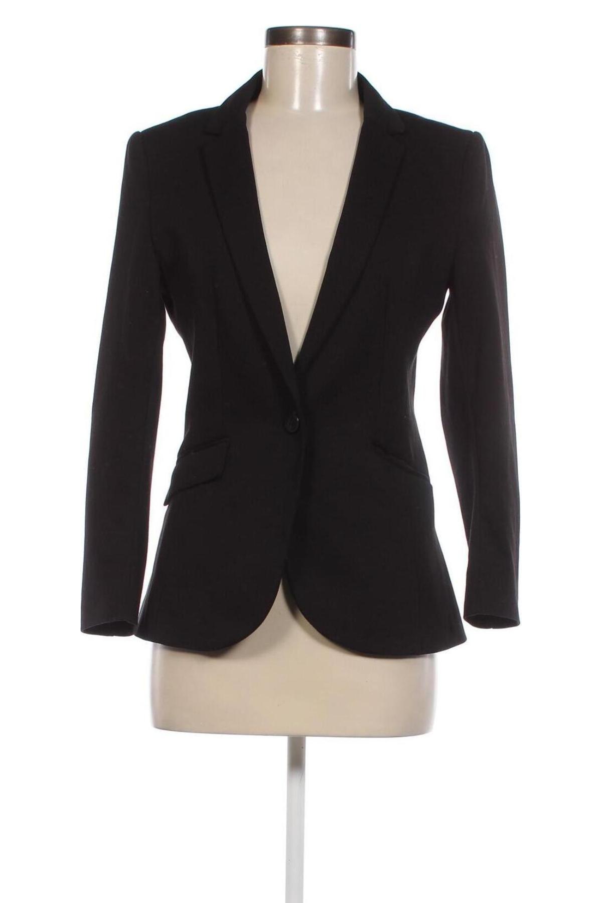 Damen Blazer H&M, Größe XS, Farbe Schwarz, Preis 5,21 €