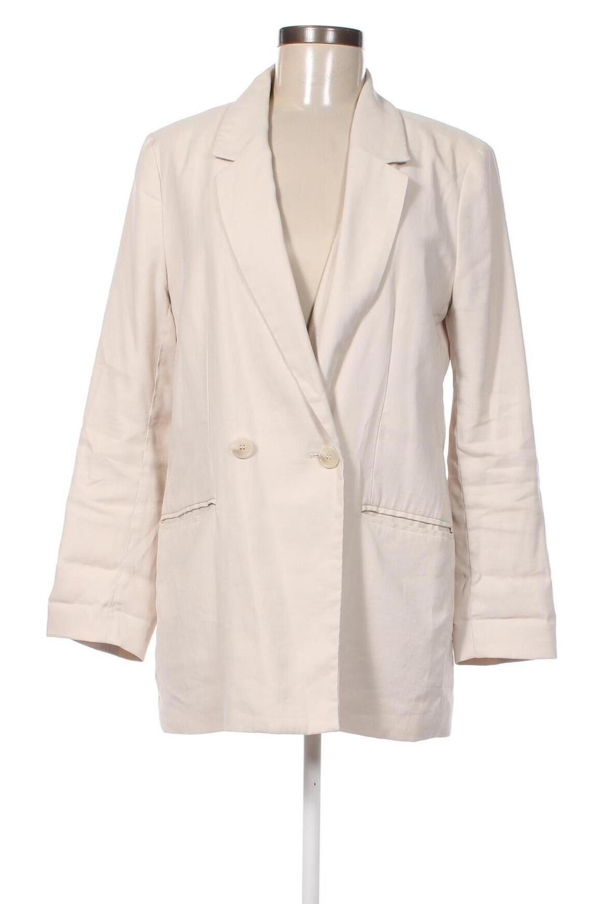 Дамско сако H&M, Размер S, Цвят Бежов, Цена 44,97 лв.