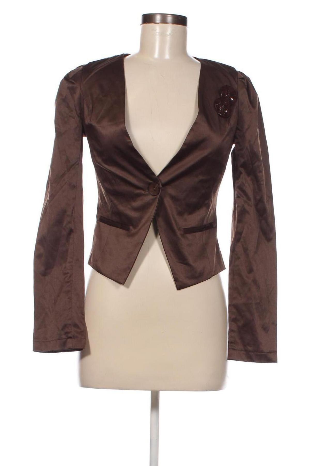 Дамско сако Lulumary, Размер S, Цвят Кафяв, Цена 10,44 лв.