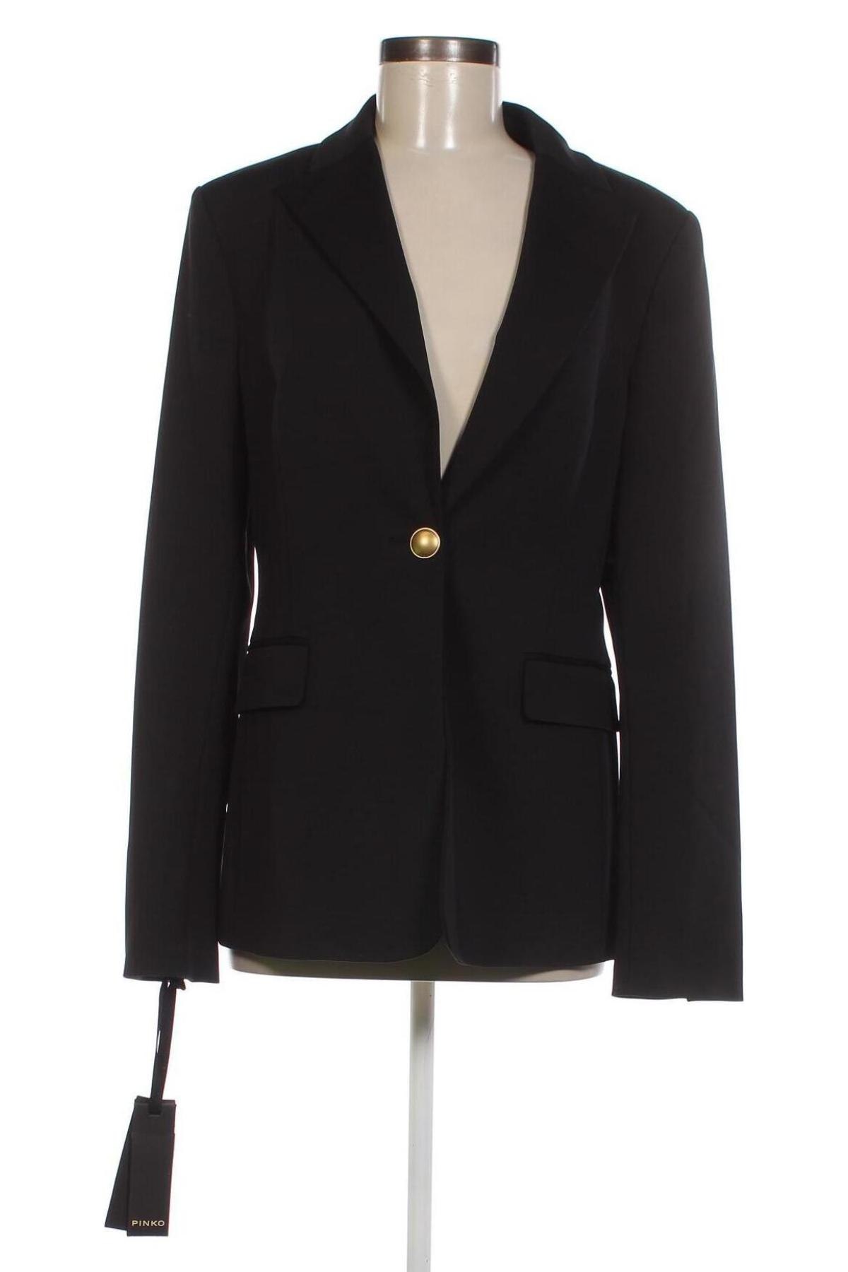 Дамско сако Pinko, Размер M, Цвят Черен, Цена 212,85 лв.