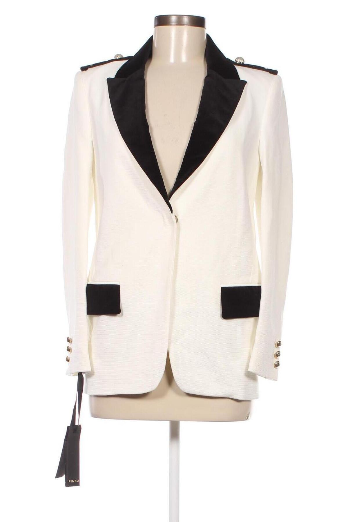 Γυναικείο σακάκι Pinko, Μέγεθος XXS, Χρώμα Λευκό, Τιμή 199,48 €