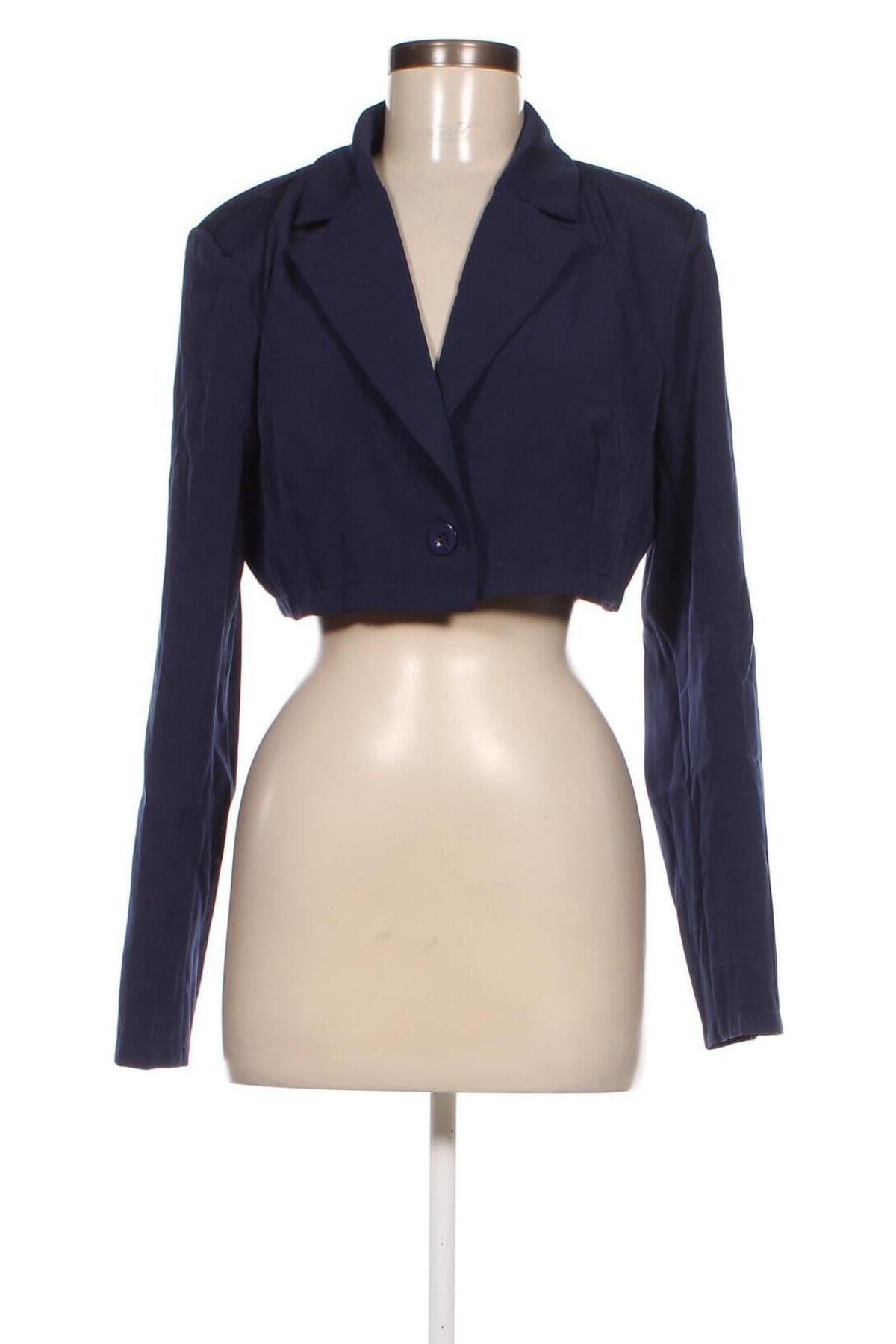 Γυναικείο σακάκι SHEIN, Μέγεθος XL, Χρώμα Μπλέ, Τιμή 6,81 €