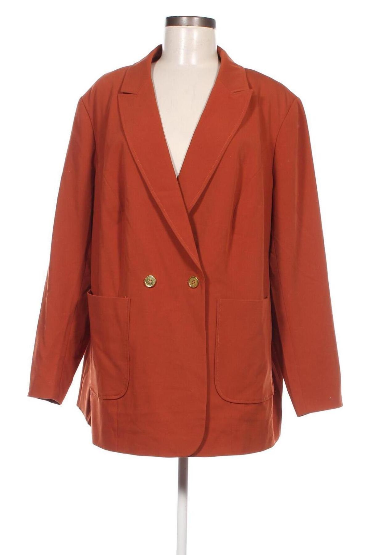 Γυναικείο σακάκι Sheego, Μέγεθος XXL, Χρώμα Πορτοκαλί, Τιμή 22,61 €