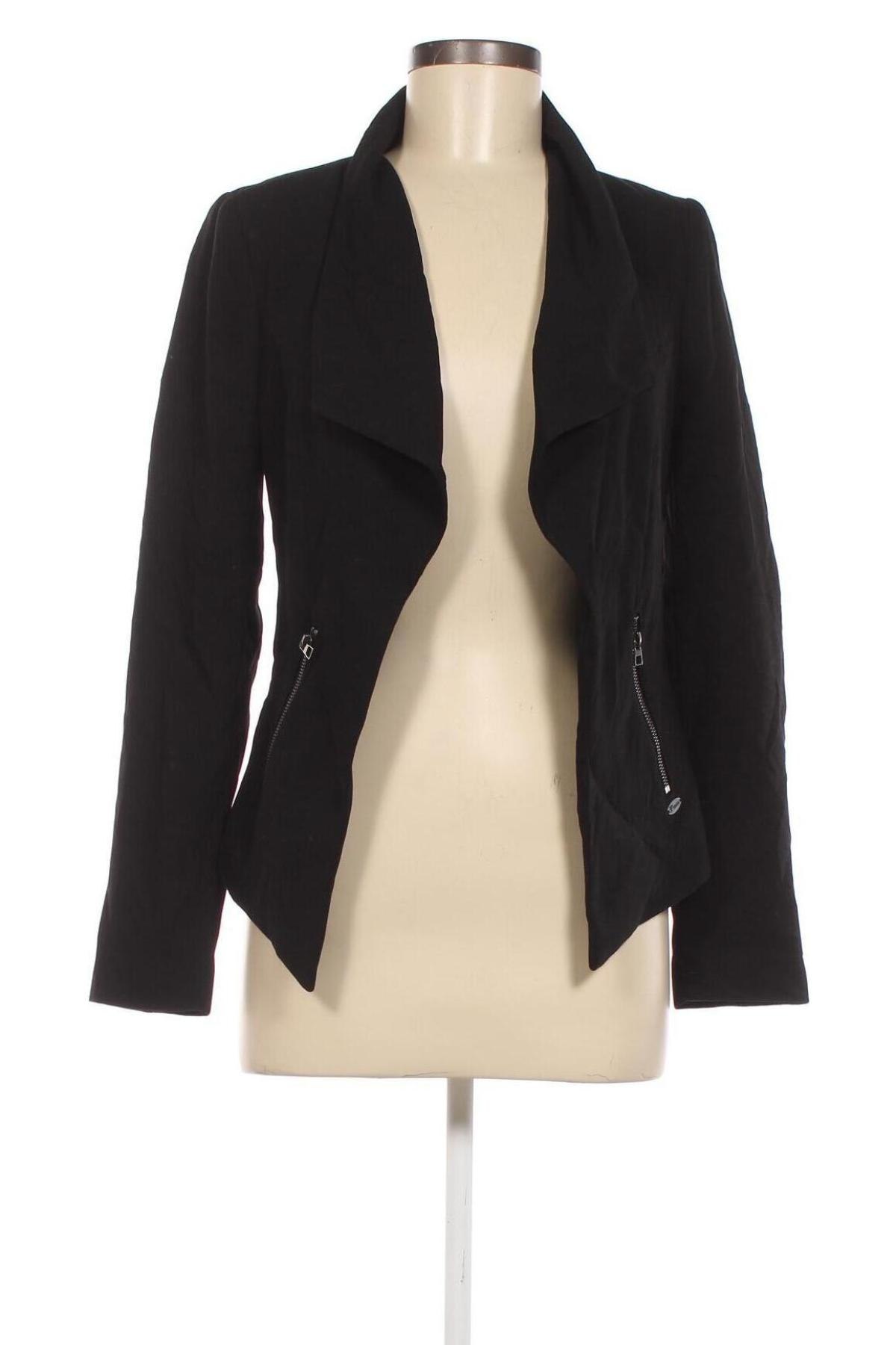 Γυναικείο σακάκι Tom Tailor, Μέγεθος XS, Χρώμα Μαύρο, Τιμή 26,60 €
