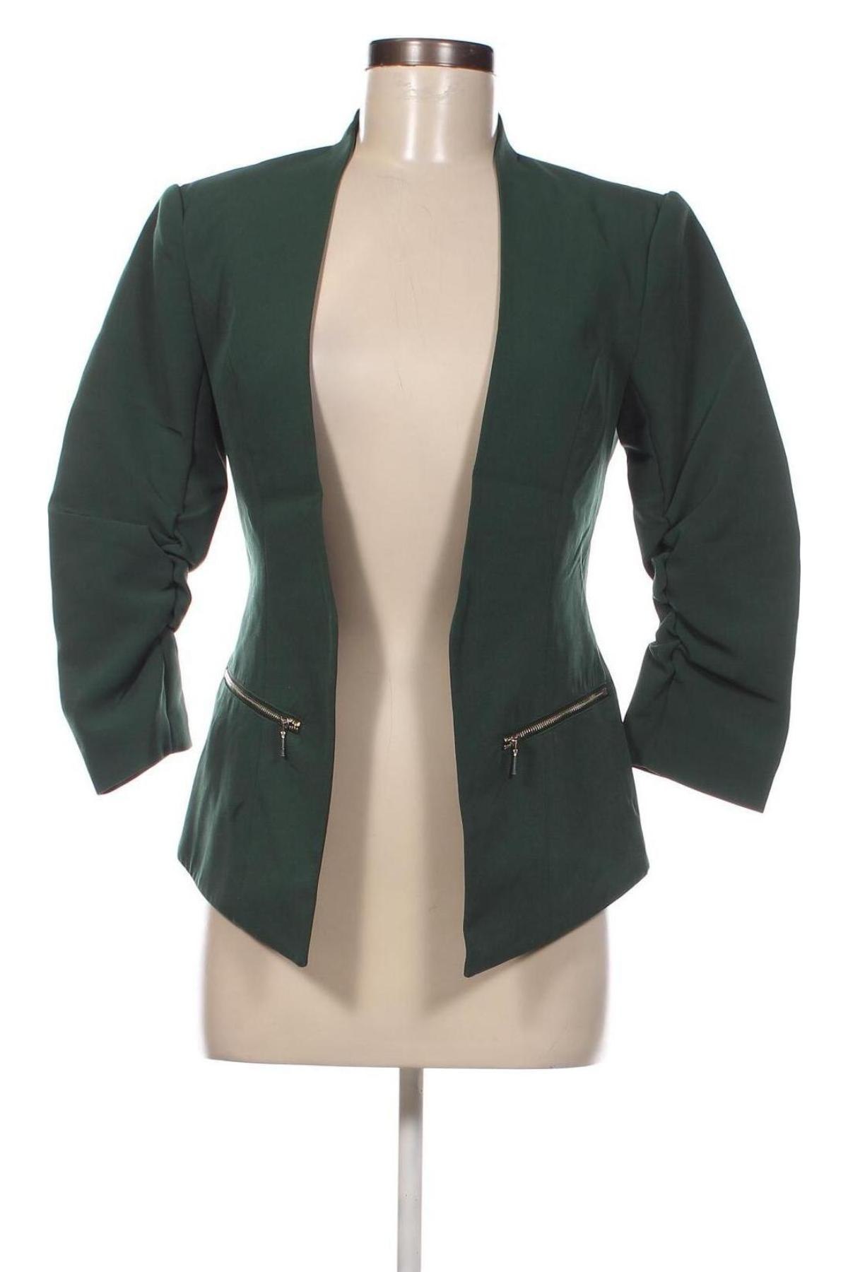 Γυναικείο σακάκι VILA, Μέγεθος XS, Χρώμα Πράσινο, Τιμή 17,33 €