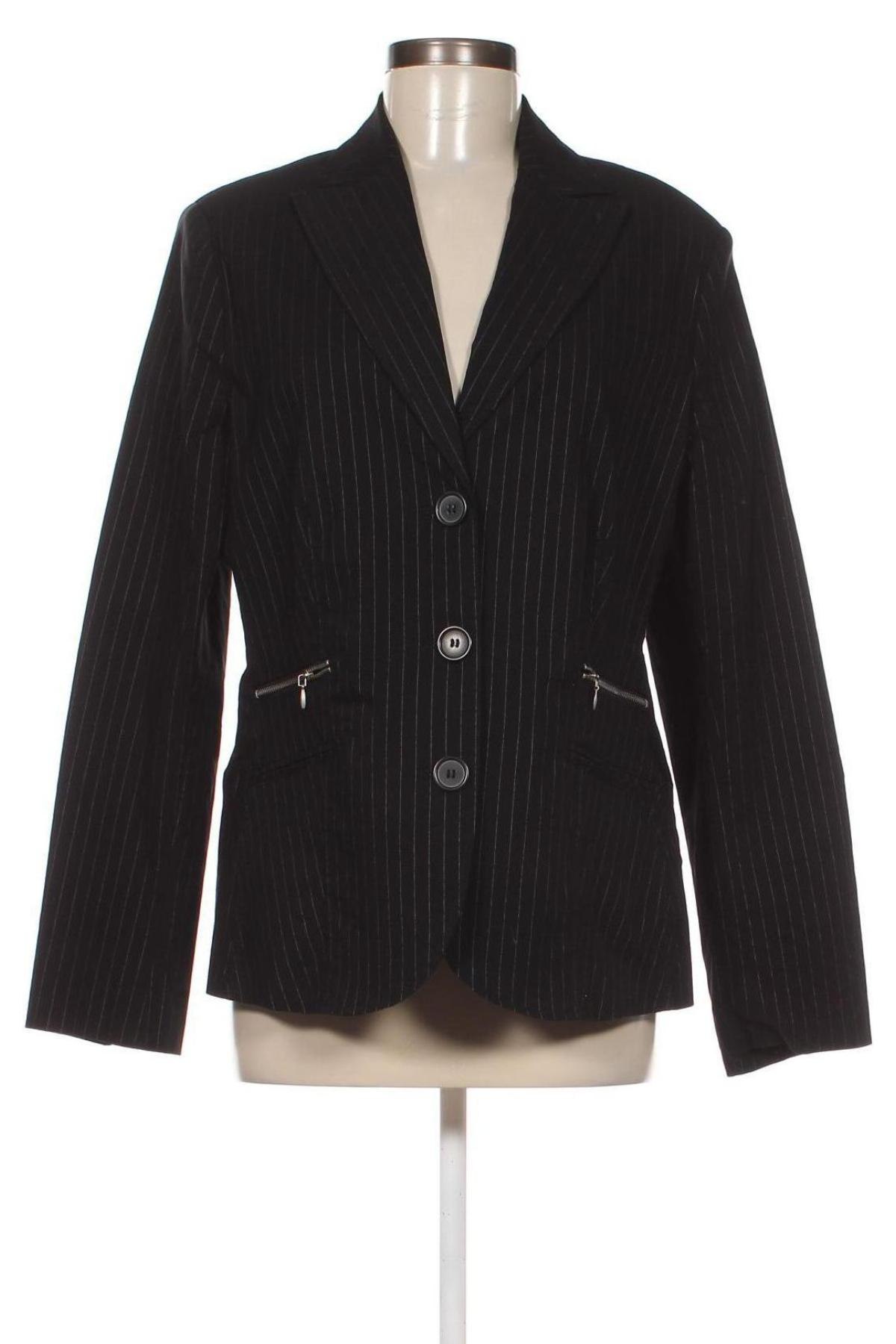 Γυναικείο σακάκι Xlnt, Μέγεθος XL, Χρώμα Μαύρο, Τιμή 22,03 €