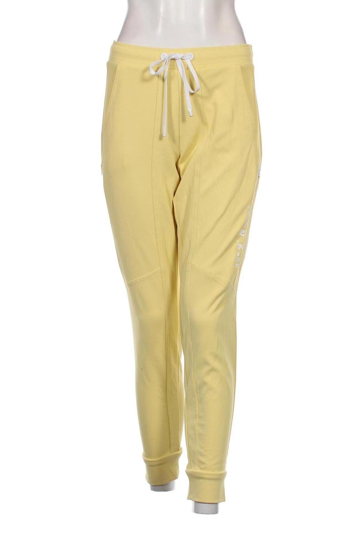 Γυναικείο αθλητικό παντελόνι Cambio, Μέγεθος M, Χρώμα Κίτρινο, Τιμή 17,94 €