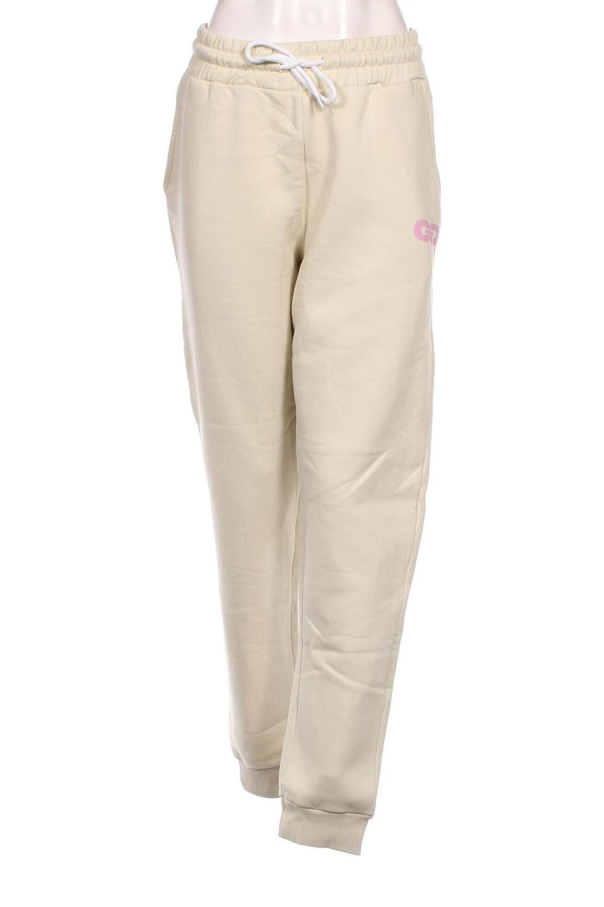 Γυναικείο αθλητικό παντελόνι Continu8, Μέγεθος XL, Χρώμα Εκρού, Τιμή 5,98 €