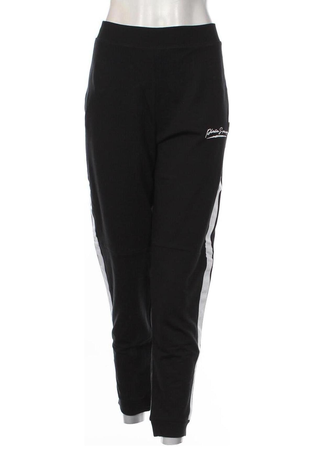 Γυναικείο αθλητικό παντελόνι Plein Sport, Μέγεθος XL, Χρώμα Μαύρο, Τιμή 124,31 €