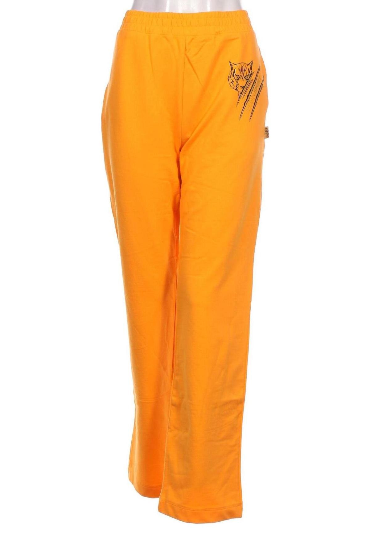 Γυναικείο αθλητικό παντελόνι Plein Sport, Μέγεθος L, Χρώμα Πορτοκαλί, Τιμή 120,21 €