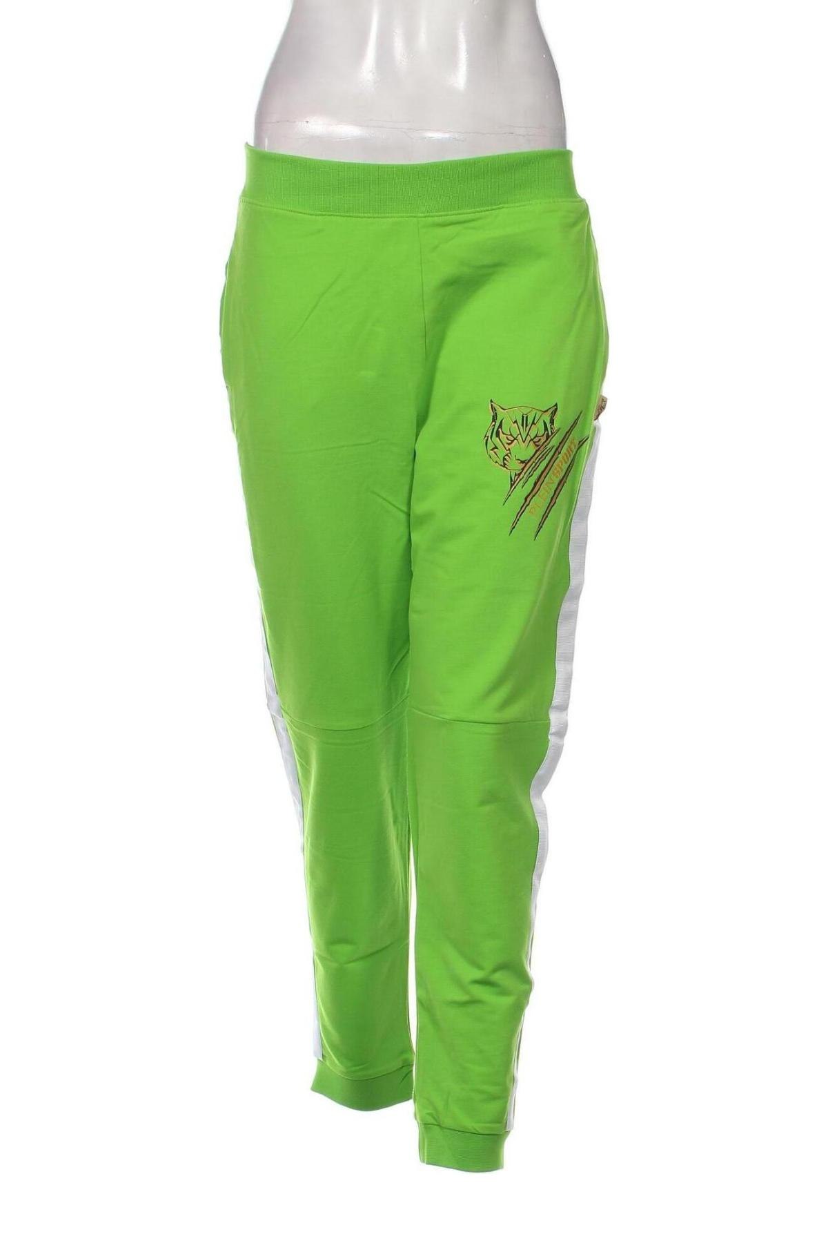 Γυναικείο αθλητικό παντελόνι Plein Sport, Μέγεθος M, Χρώμα Πράσινο, Τιμή 117,48 €