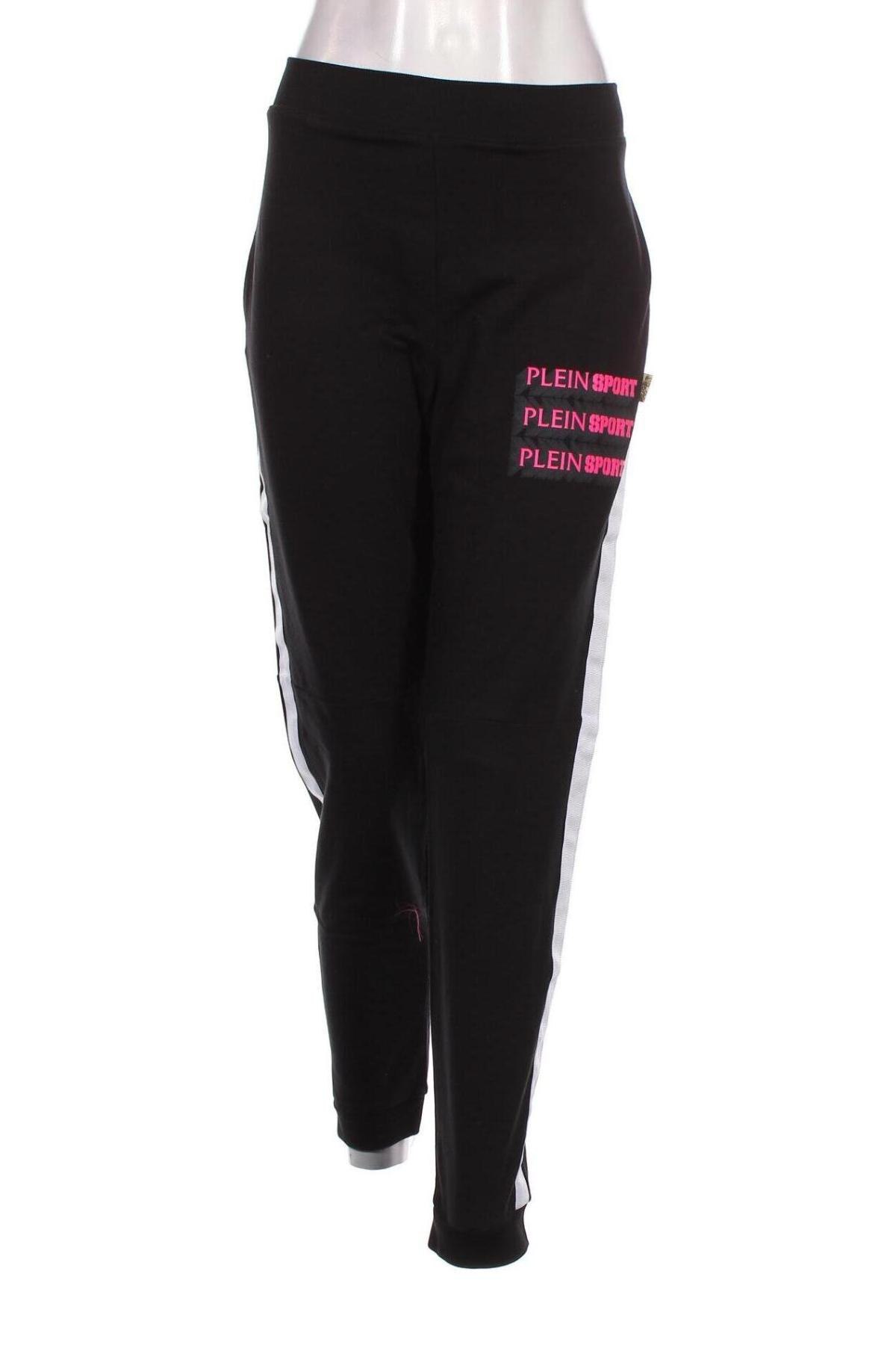 Γυναικείο αθλητικό παντελόνι Plein Sport, Μέγεθος L, Χρώμα Μαύρο, Τιμή 60,10 €