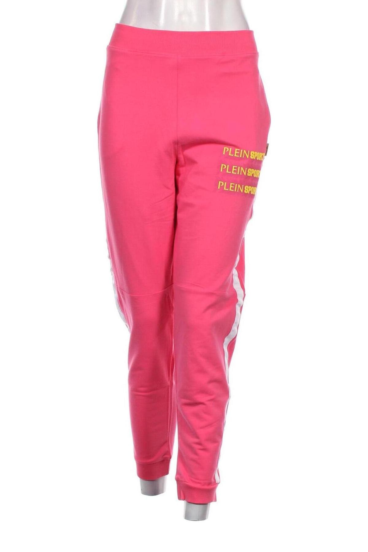 Γυναικείο αθλητικό παντελόνι Plein Sport, Μέγεθος L, Χρώμα Ρόζ , Τιμή 128,40 €