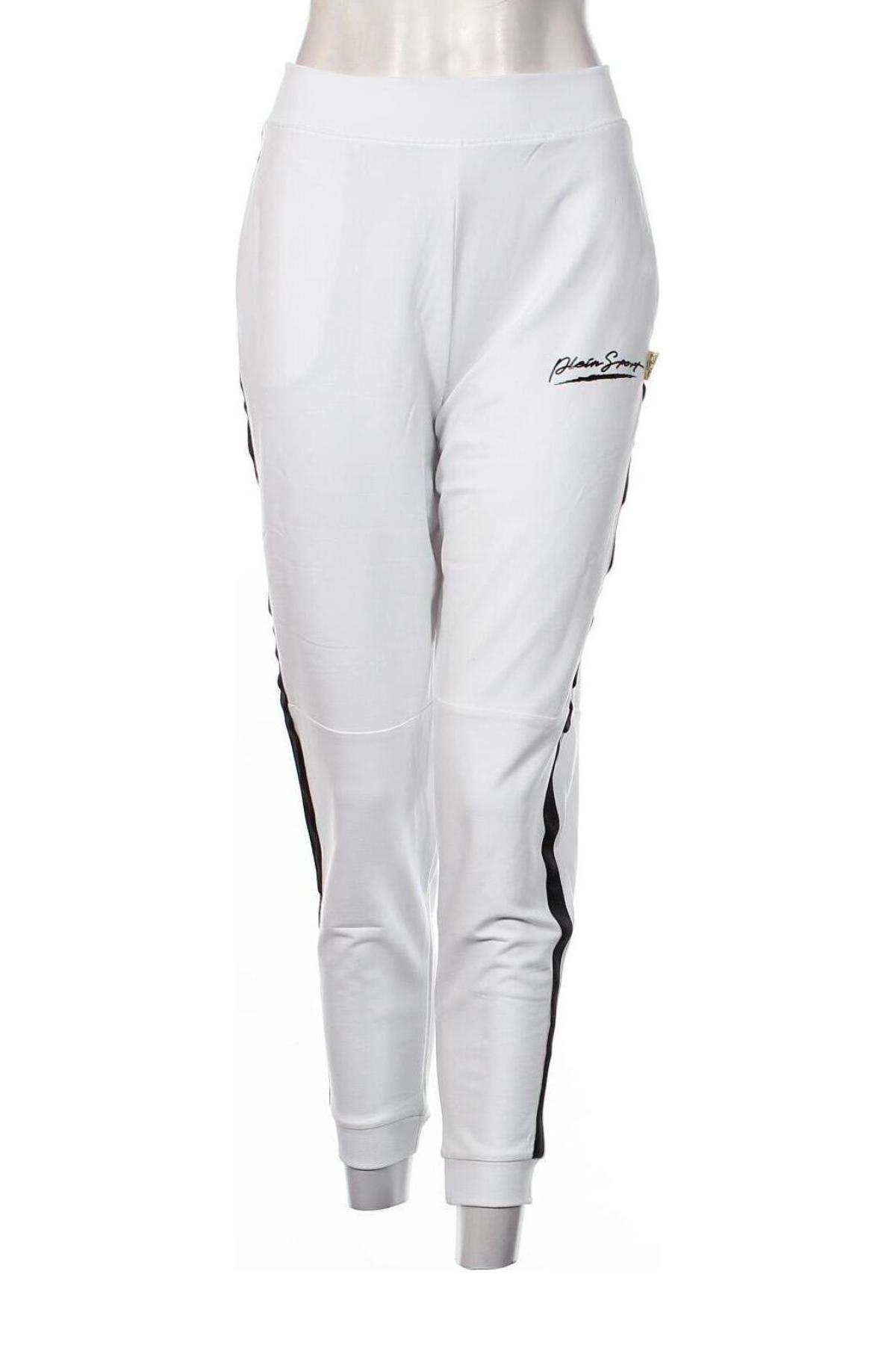 Γυναικείο αθλητικό παντελόνι Plein Sport, Μέγεθος M, Χρώμα Λευκό, Τιμή 98,35 €
