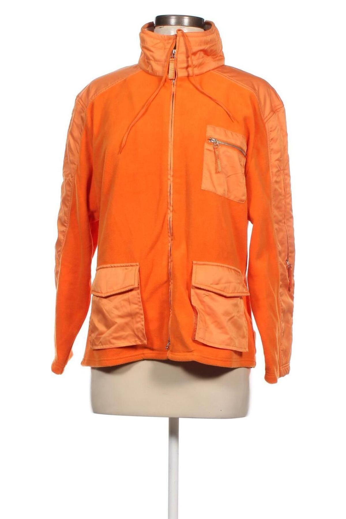Γυναικεία αθλητική ζακέτα, Μέγεθος XL, Χρώμα Πορτοκαλί, Τιμή 12,06 €