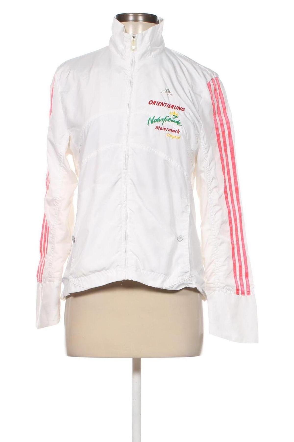 Damen Sportoberteil Adidas, Größe M, Farbe Weiß, Preis 22,95 €