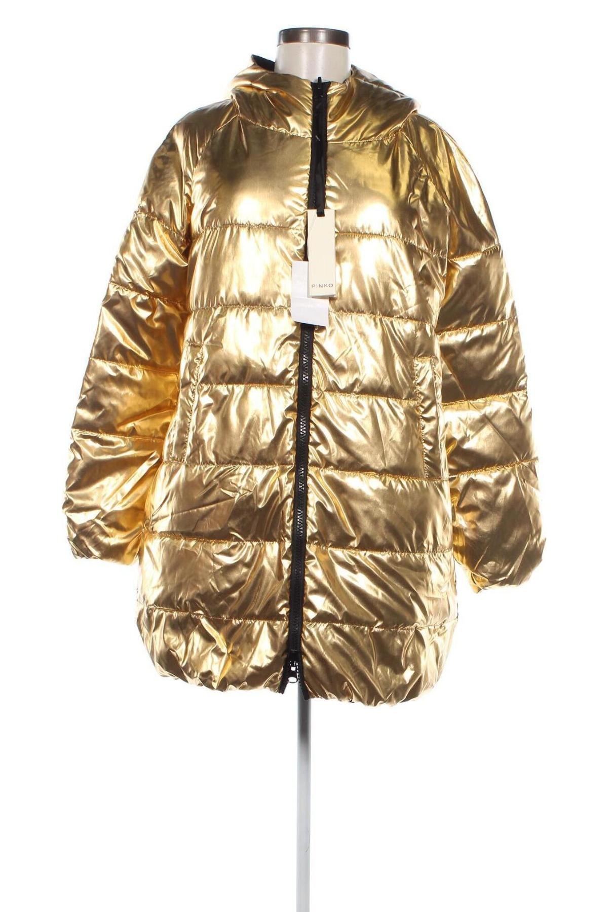 Γυναικείο μπουφάν Pinko, Μέγεθος XS, Χρώμα Χρυσαφί, Τιμή 210,12 €