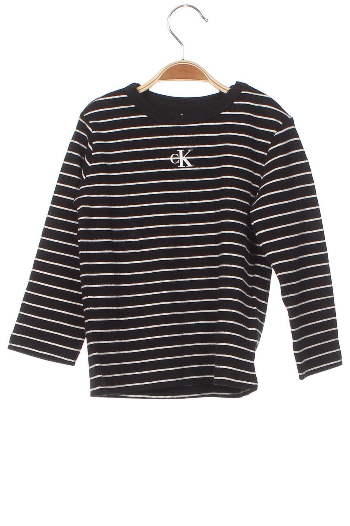 Dziecięca bluzka Calvin Klein Jeans, Rozmiar 18-24m/ 86-98 cm, Kolor Czarny, Cena 157,93 zł