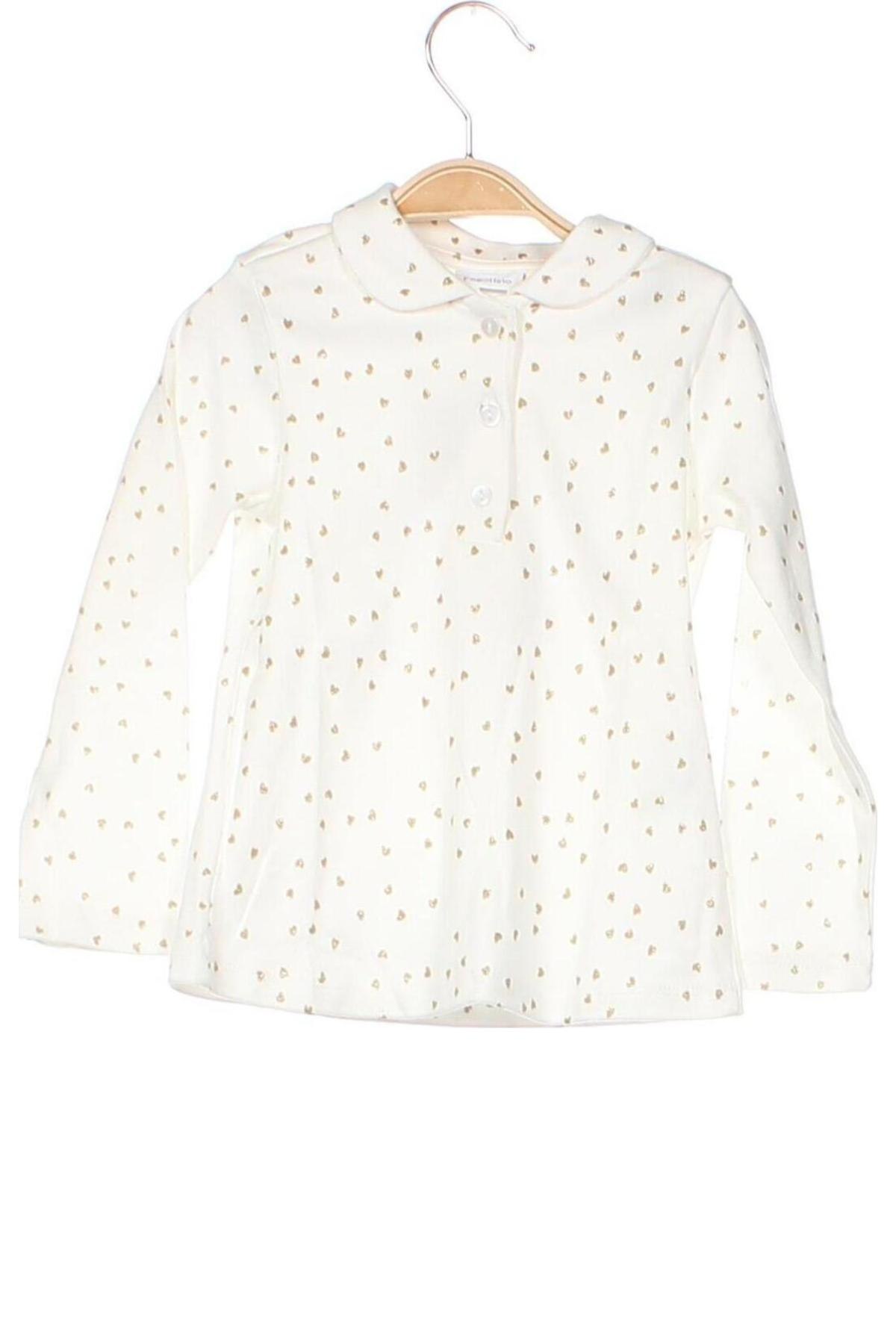 Детска блуза Fagottino By Oviesse, Размер 18-24m/ 86-98 см, Цвят Бял, Цена 36,00 лв.