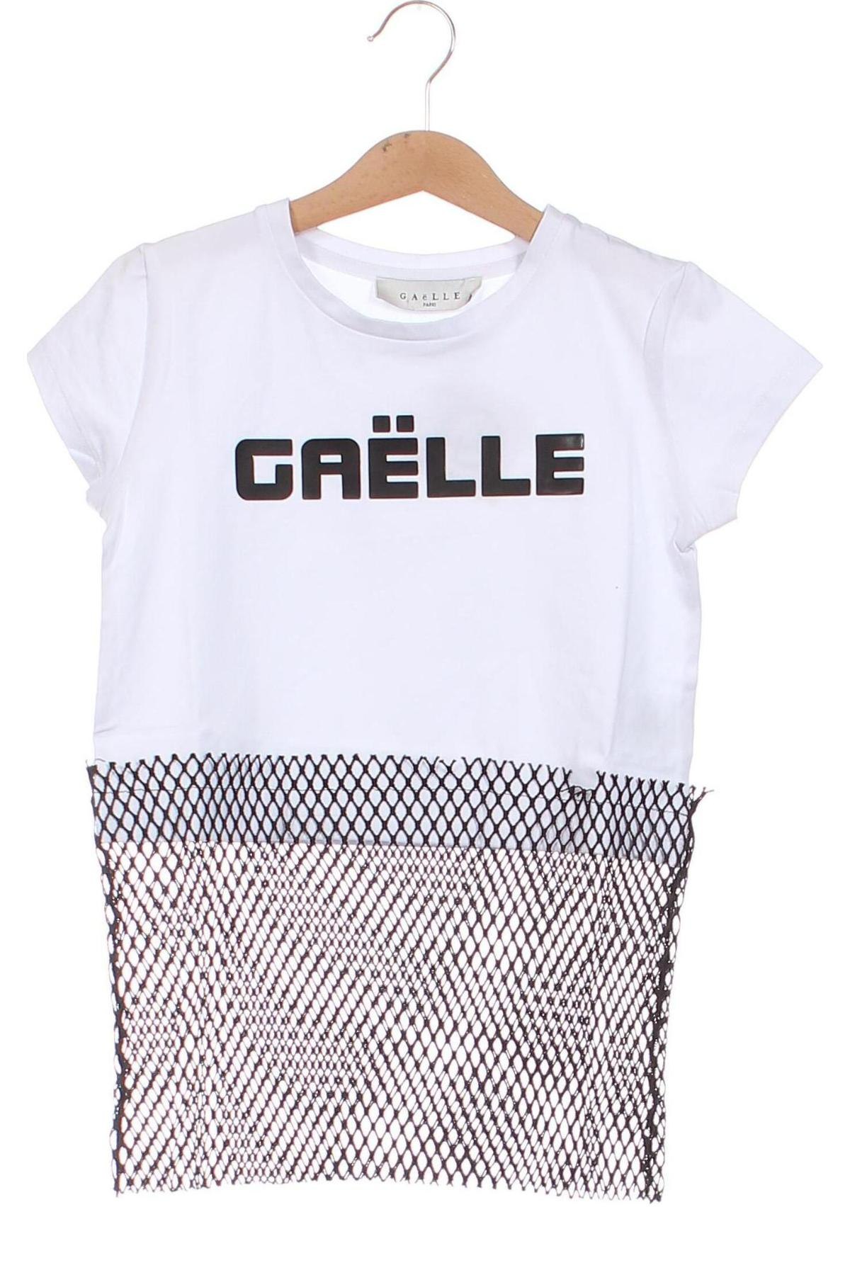 Dziecięca bluzka Gaelle Paris, Rozmiar 7-8y/ 128-134 cm, Kolor Biały, Cena 44,41 zł