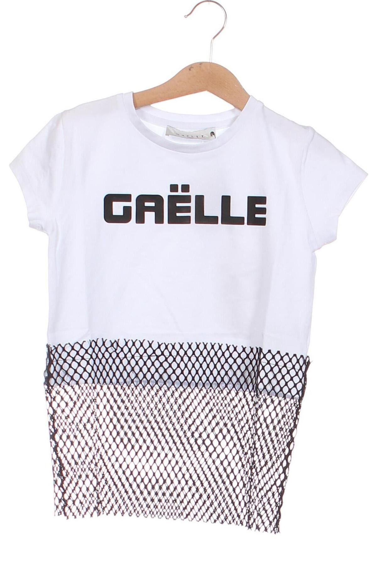 Kinder Shirt Gaelle Paris, Größe 5-6y/ 116-122 cm, Farbe Weiß, Preis 3,79 €