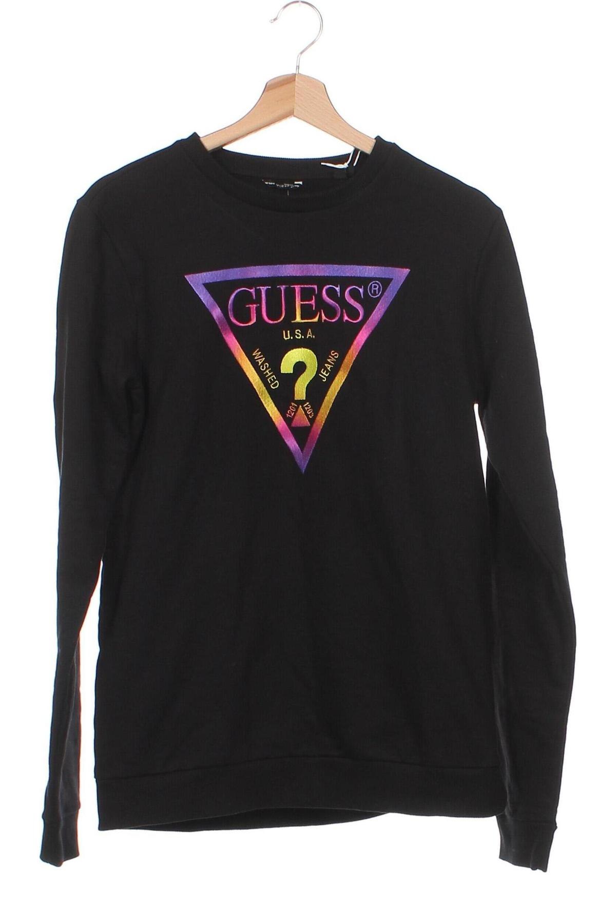 Детска блуза Guess, Размер 15-18y/ 170-176 см, Цвят Черен, Цена 56,44 лв.