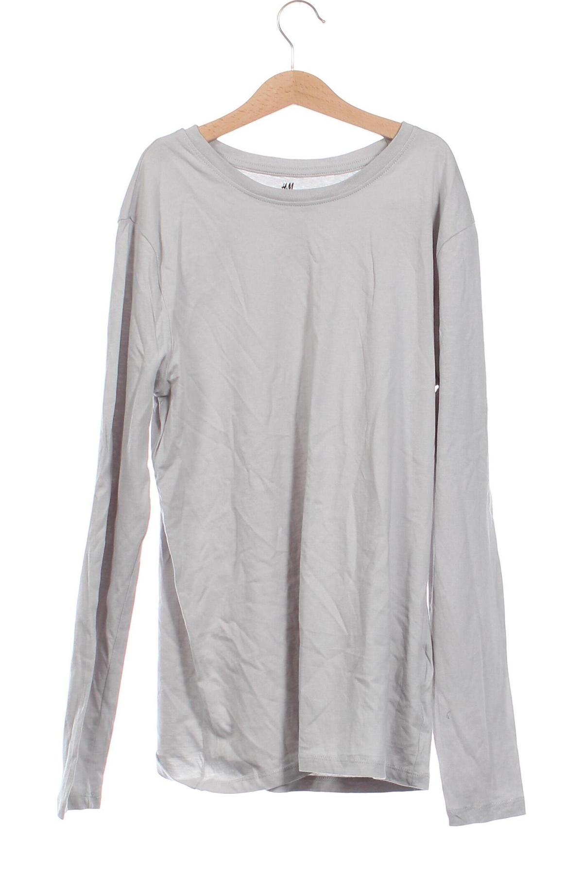 Детска блуза H&M, Размер 14-15y/ 168-170 см, Цвят Сив, Цена 5,17 лв.