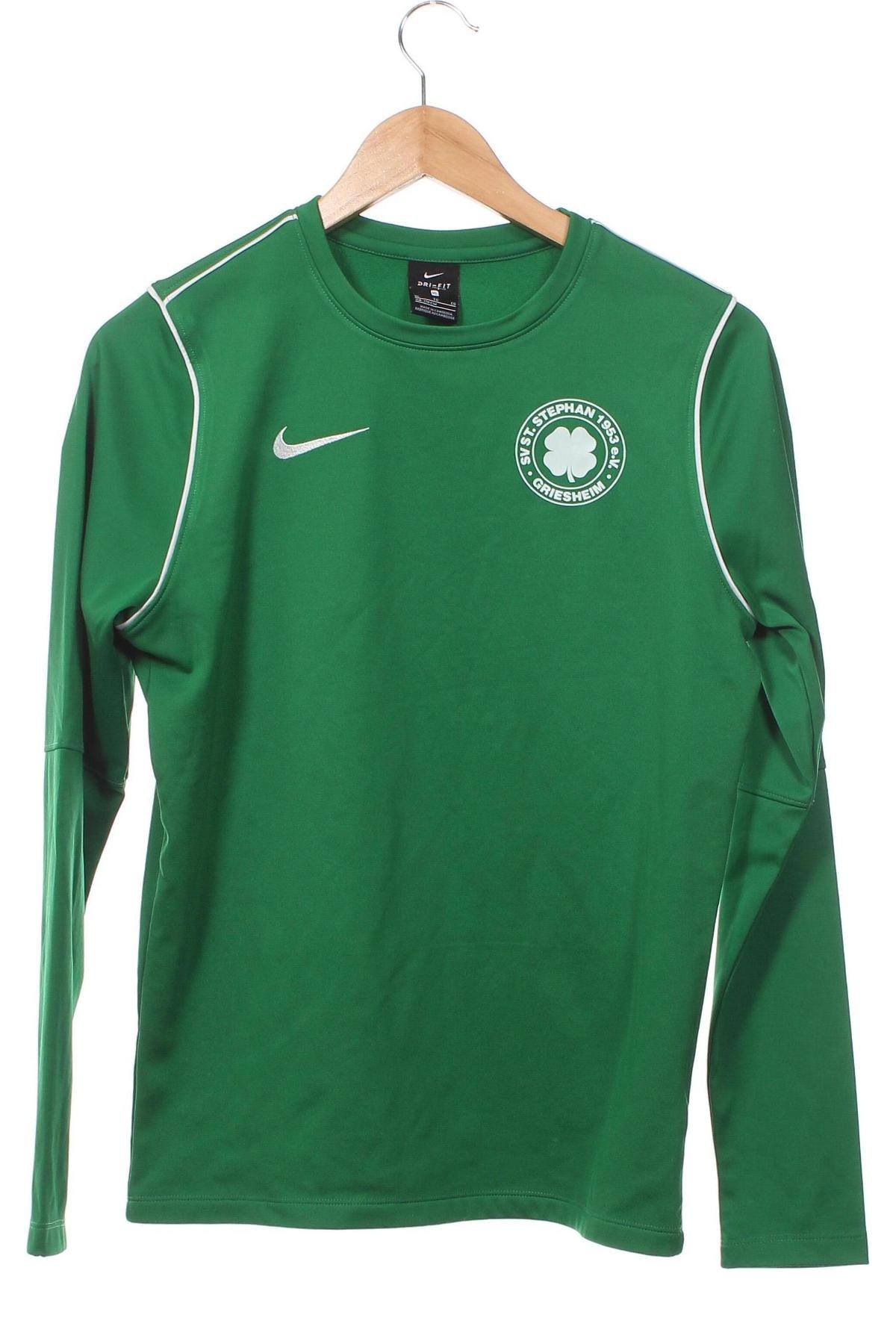 Bluză pentru copii Nike, Mărime 13-14y/ 164-168 cm, Culoare Verde, Preț 92,11 Lei