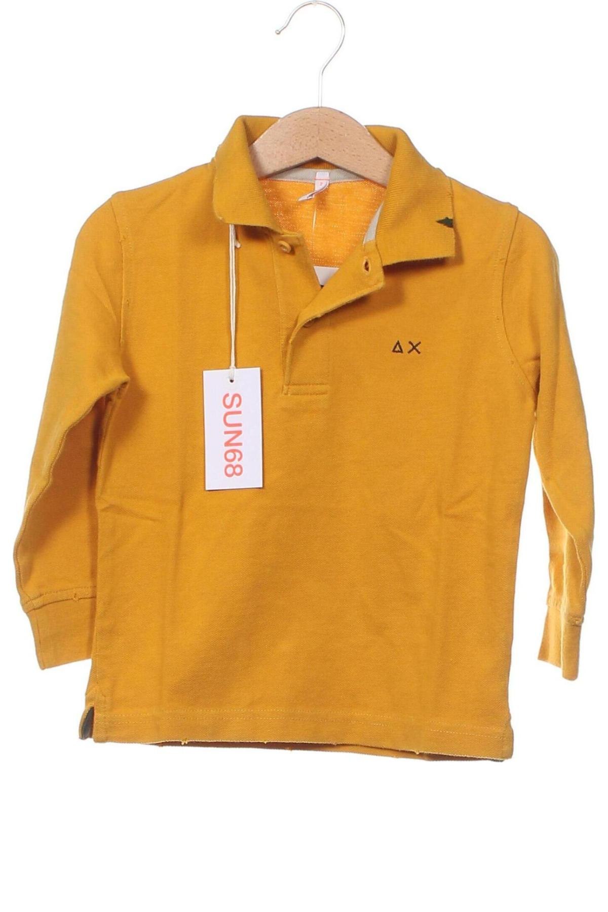 Παιδική μπλούζα SUN68, Μέγεθος 18-24m/ 86-98 εκ., Χρώμα Κίτρινο, Τιμή 21,44 €