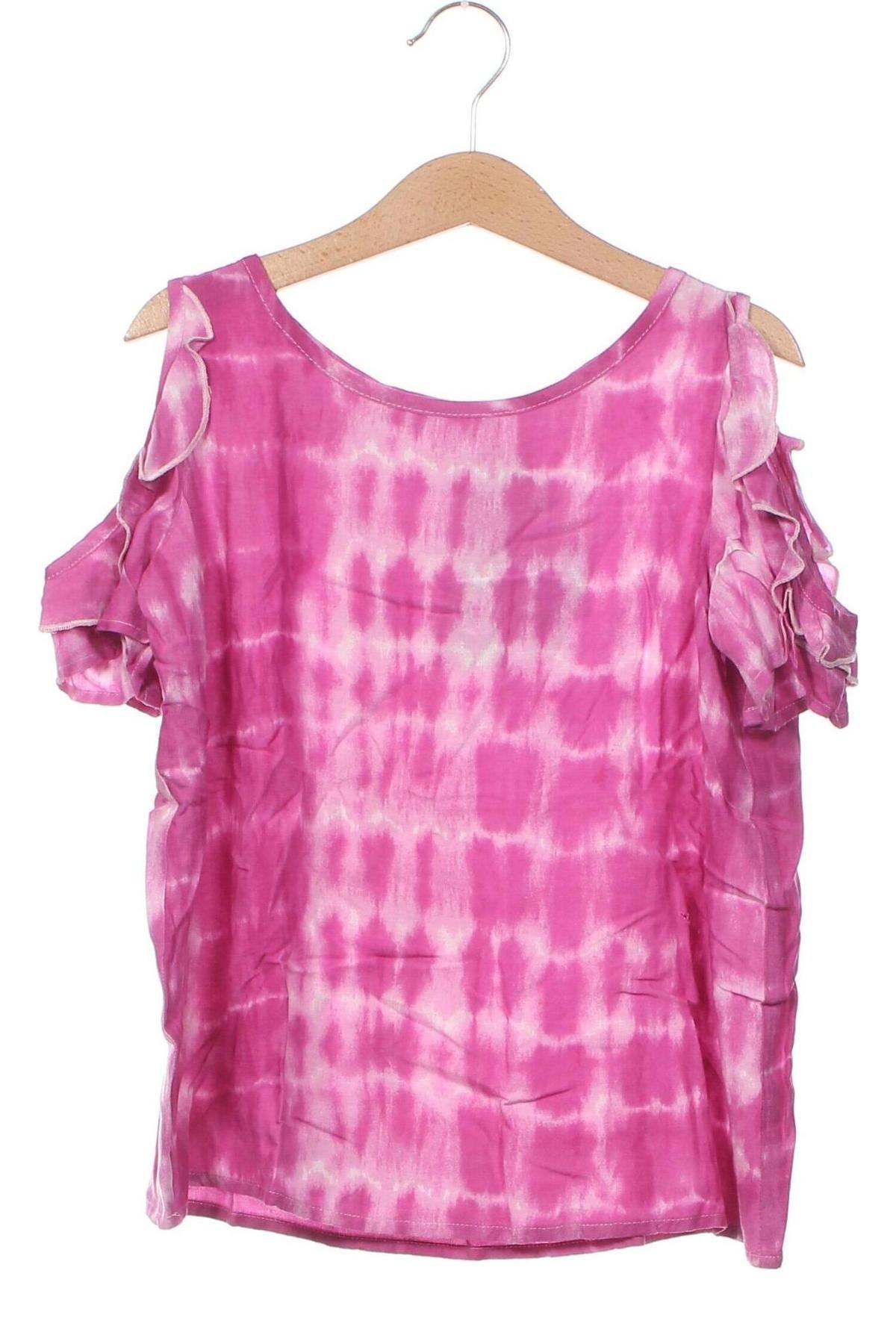 Dziecięca bluzka Sisley, Rozmiar 5-6y/ 116-122 cm, Kolor Różowy, Cena 35,82 zł